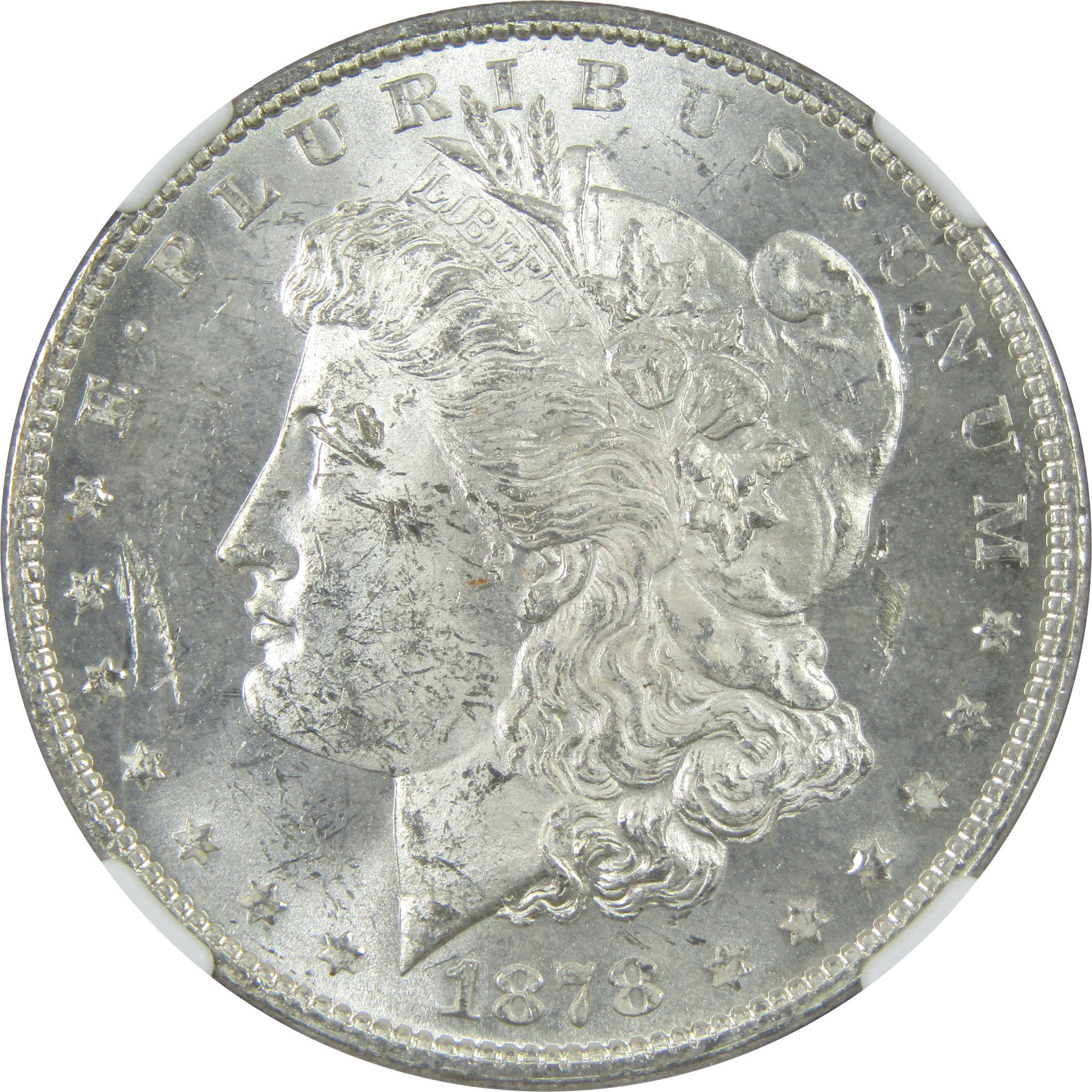 1878 7TF Rev 78 Morgan Dollar MS 61 NGC Uncirculated SKU:I14031 - Morgan coin - Morgan silver dollar - Morgan silver dollar for sale - Profile Coins &amp; Collectibles