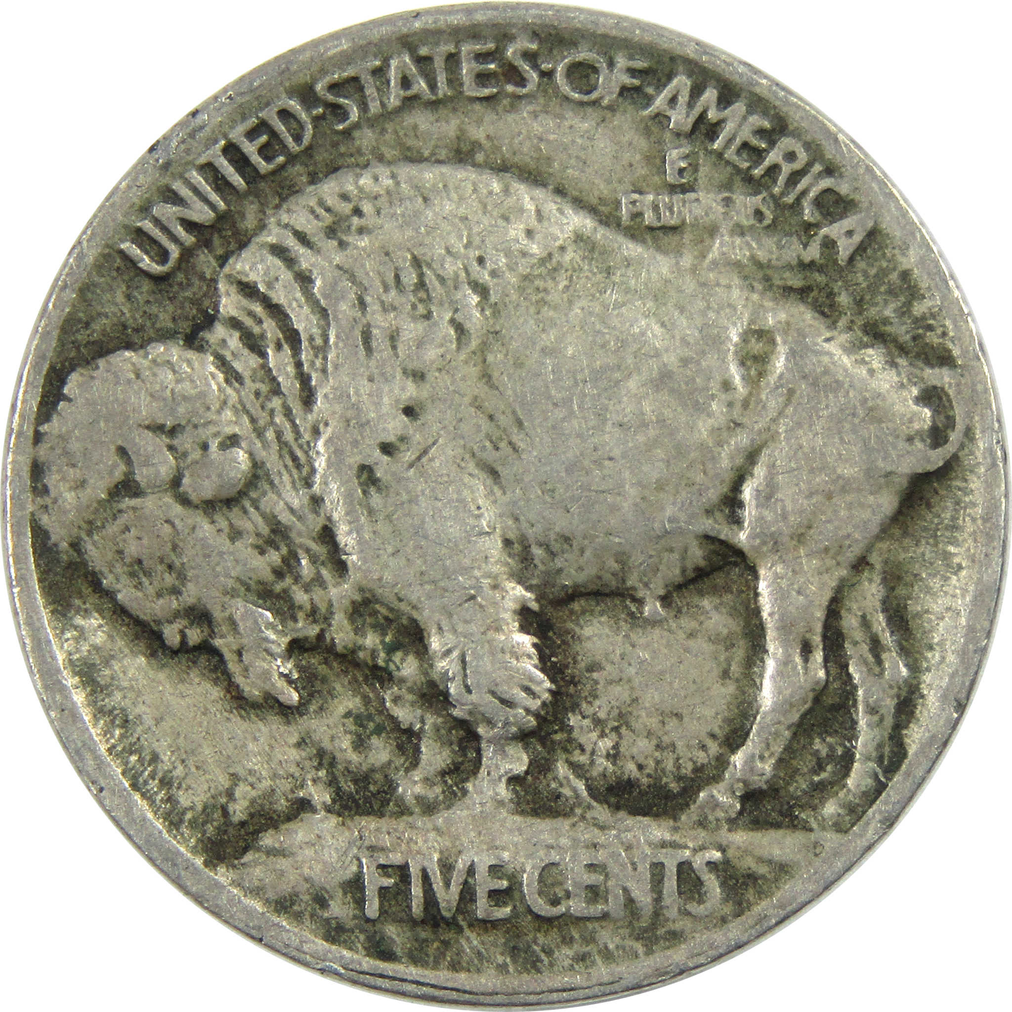 1913 Type 1 Indian Head Buffalo Nickel VF Very Fine 5c Coin SKU:I12987