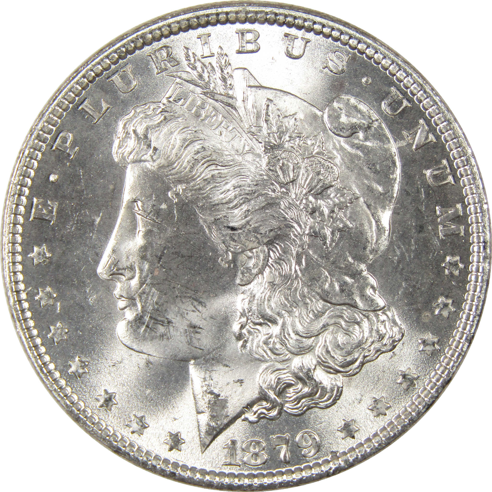 1879 Morgan Dollar BU Choice Uncirculated Silver $1 Coin - Morgan coin - Morgan silver dollar - Morgan silver dollar for sale - Profile Coins &amp; Collectibles
