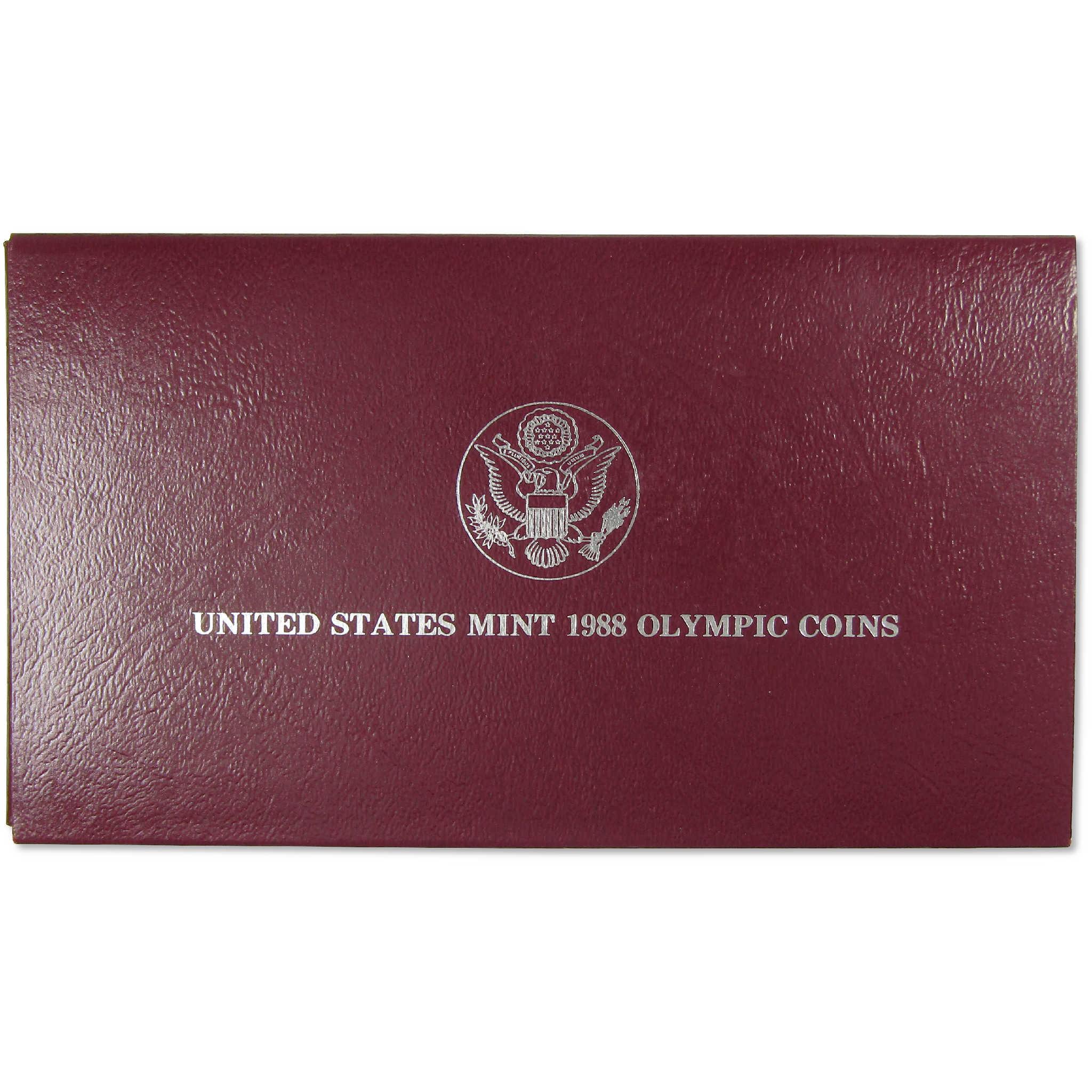 1988 S Seoul Olympiad Commemorative Silver Dollar Proof OGP COA