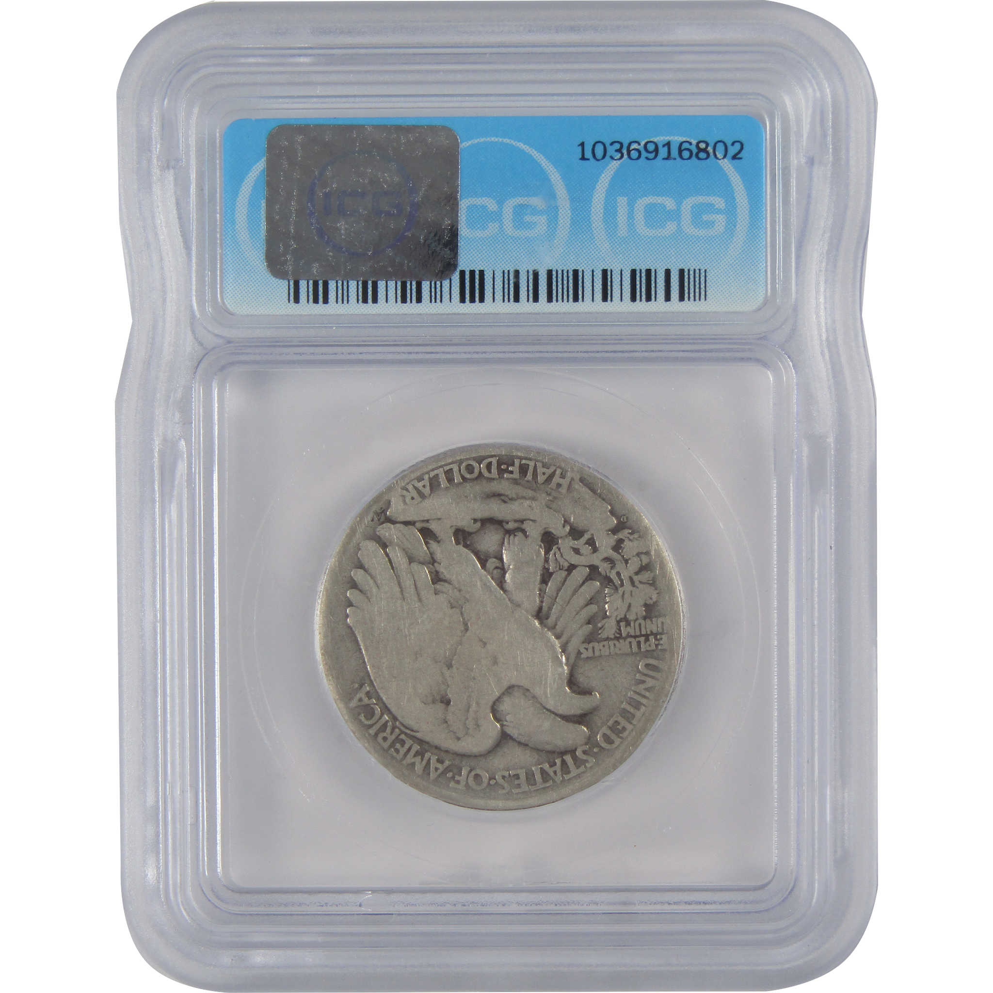 1921 D Liberty Walking Half Dollar G 4 ICG Silver 50c Coin SKU:I23440