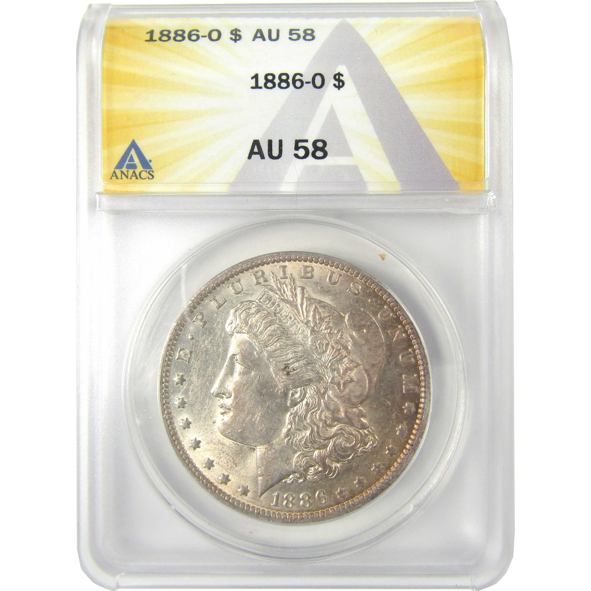 1886 O Morgan Dollar AU 58 ANACS Silver $1 Coin SKU:I19270 - Morgan coin - Morgan silver dollar - Morgan silver dollar for sale - Profile Coins &amp; Collectibles