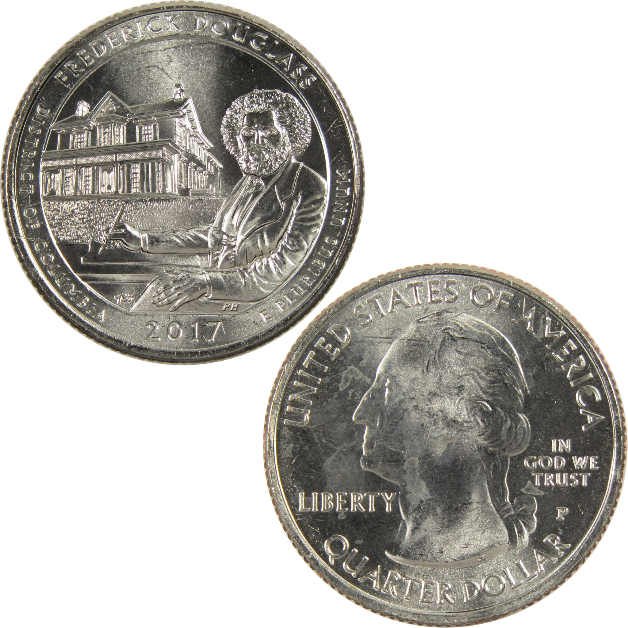 2017 P Frederick Douglass NHS National Park Quarter Uncirculated Clad