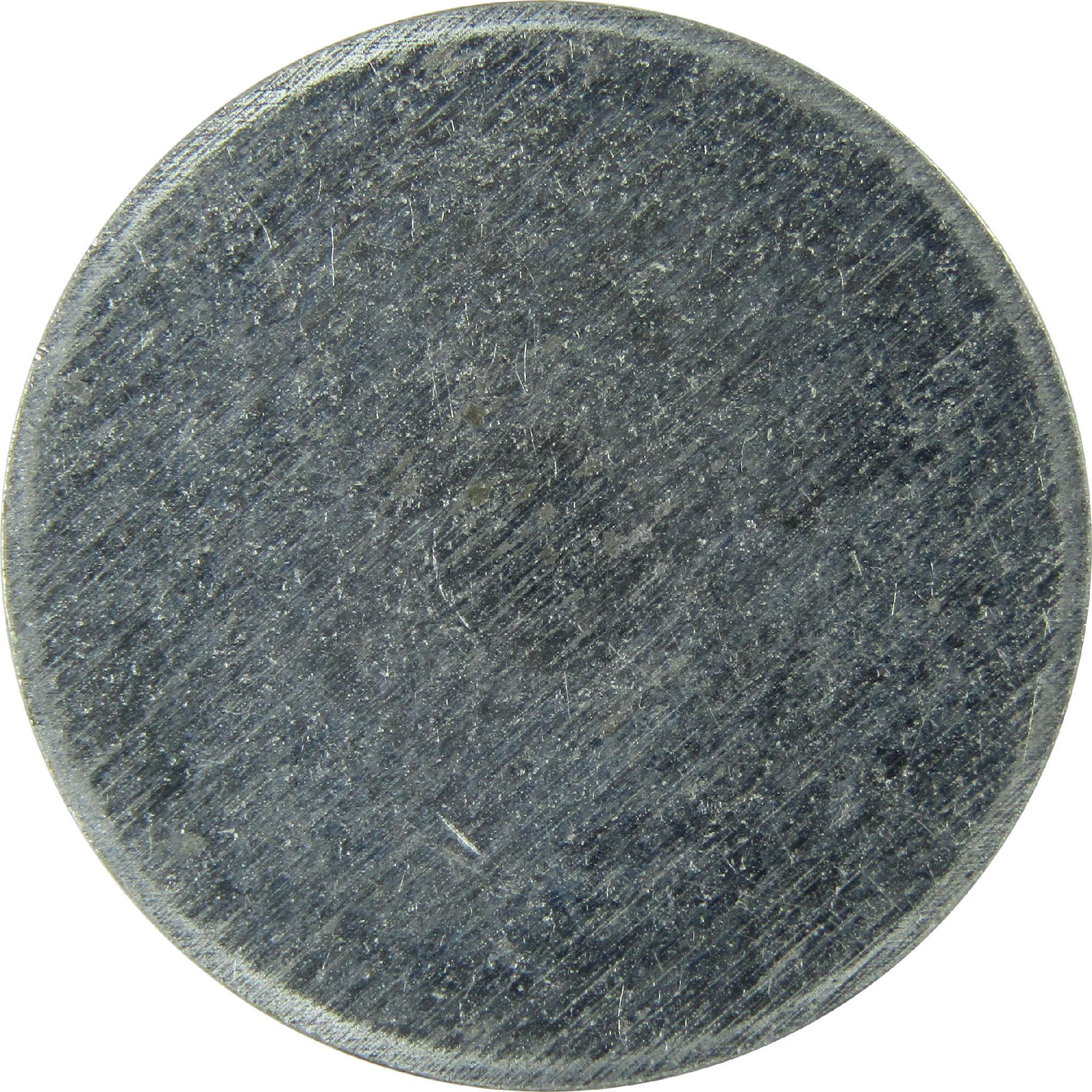 Unplated Zinc Cent Type 1 Blank Mint Error Coin Collectible