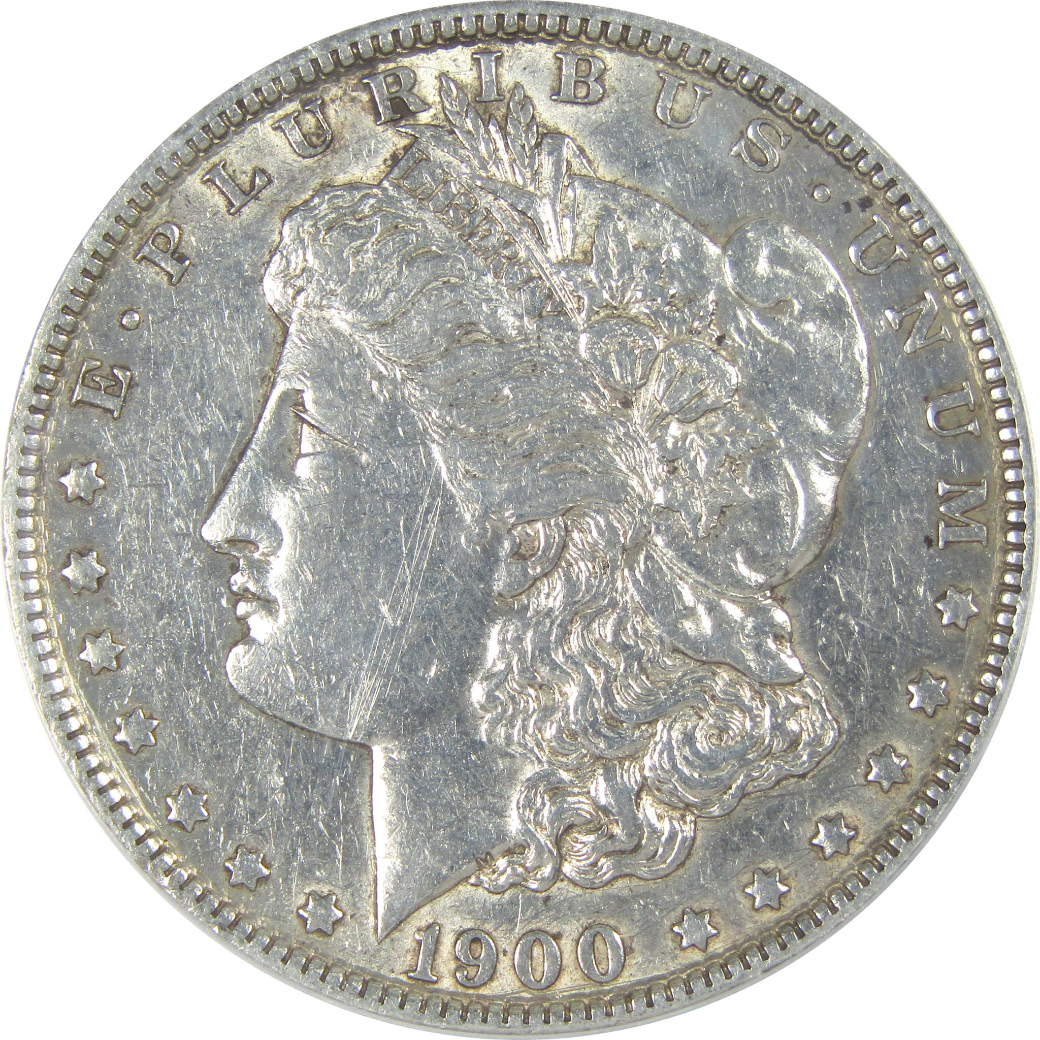 1900 O/CC Morgan Dollar AU 50 Details ANACS Silver $1 Coin SKU:I16226 - Morgan coin - Morgan silver dollar - Morgan silver dollar for sale - Profile Coins &amp; Collectibles