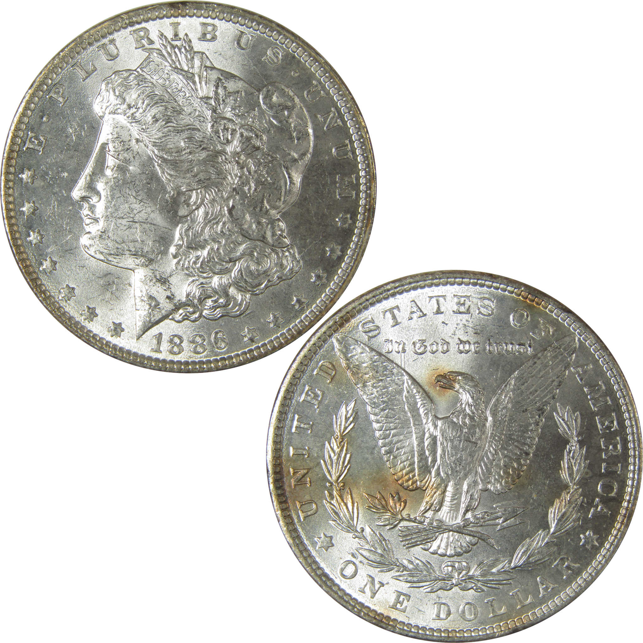 1886 Morgan Dollar Uncirculated Silver $1 Coin SKU:CPC8944 - Morgan coin - Morgan silver dollar - Morgan silver dollar for sale - Profile Coins &amp; Collectibles