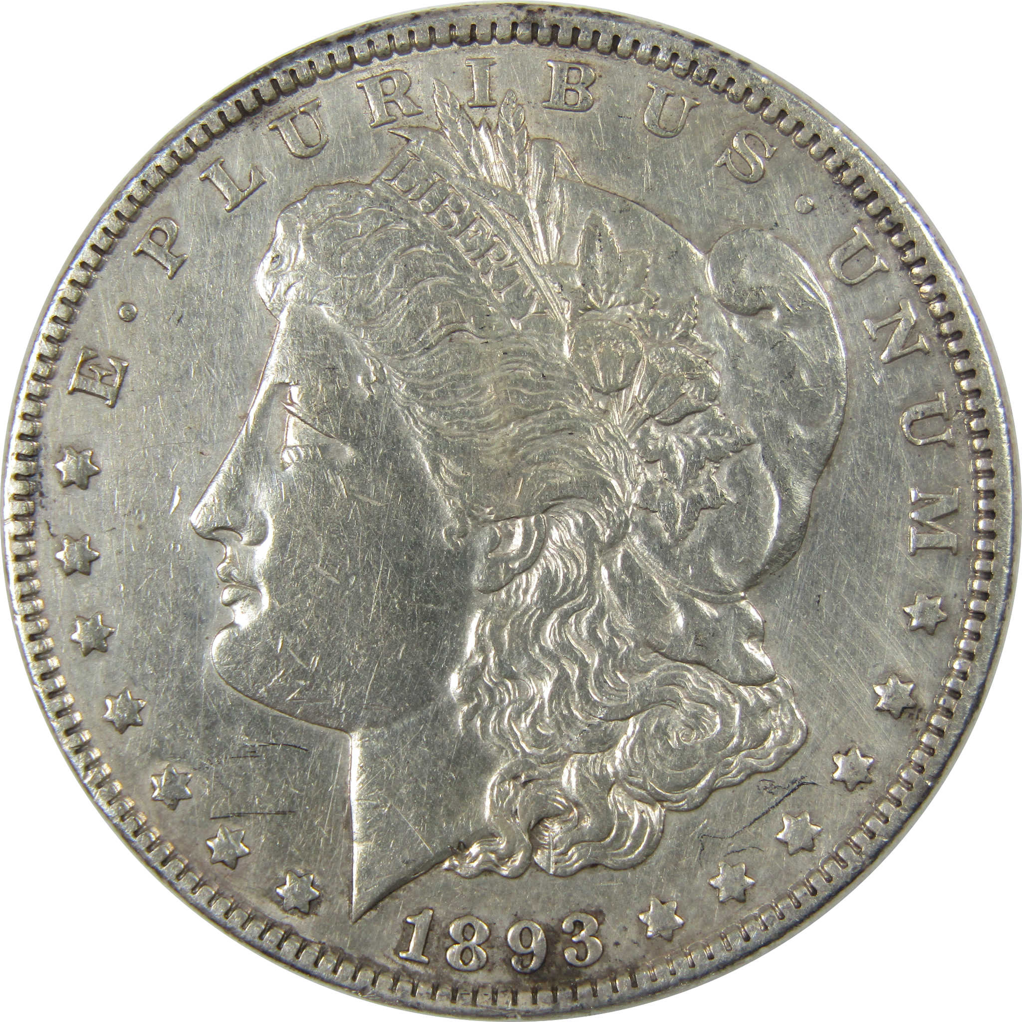 1893 Morgan Dollar XF EF Extremely Fine Details Silver SKU:I23695