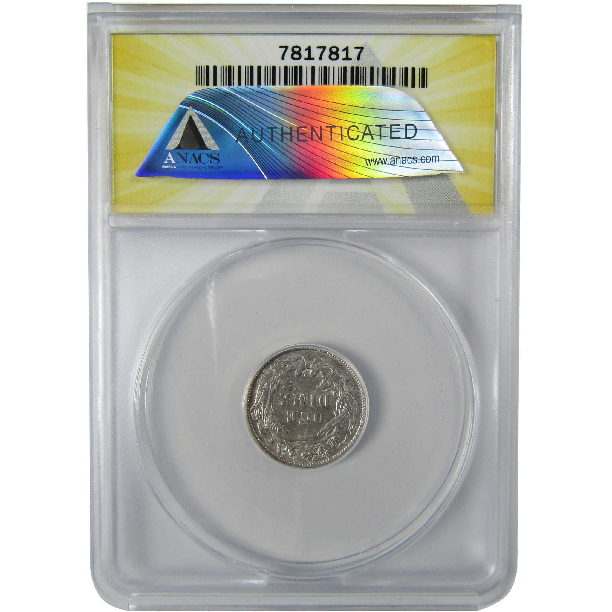 1888 Seated Liberty Silver Dime EF 40 Details ANACS 10c Coin SKU:CP811