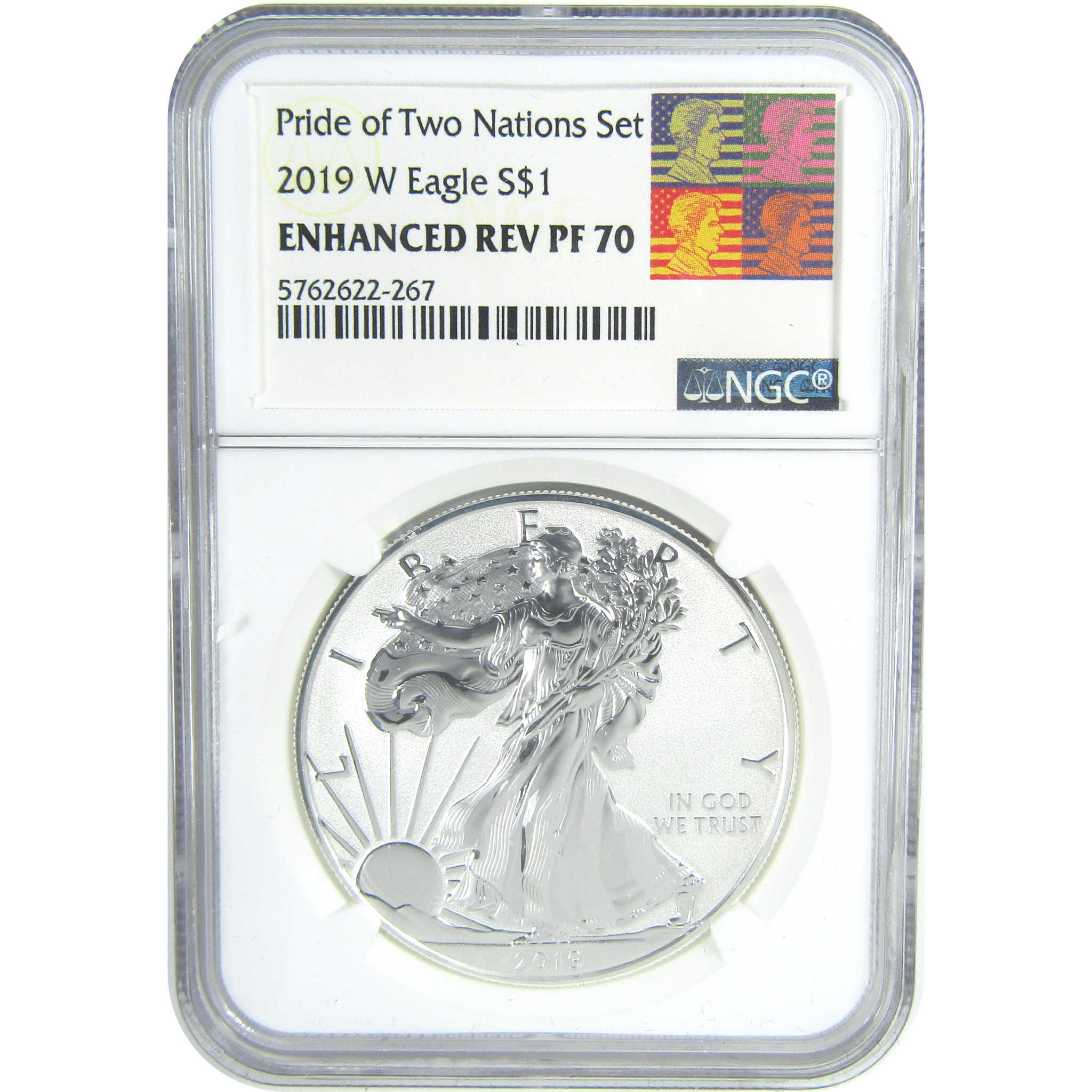 2019 Pride of Two Nations Two-Coin Set PF 70 NGC Silver SKU:CPC9414