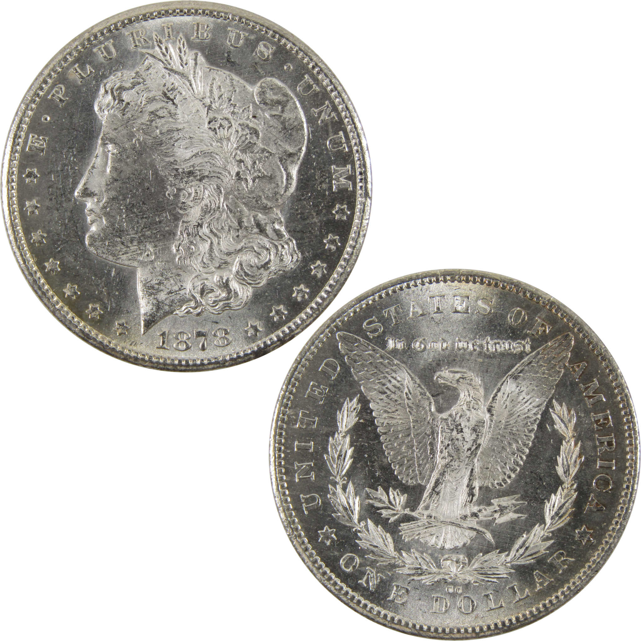 1878 CC Morgan Dollar Uncirculated Details 90% Silver $1 SKU:I8544 - Morgan coin - Morgan silver dollar - Morgan silver dollar for sale - Profile Coins &amp; Collectibles