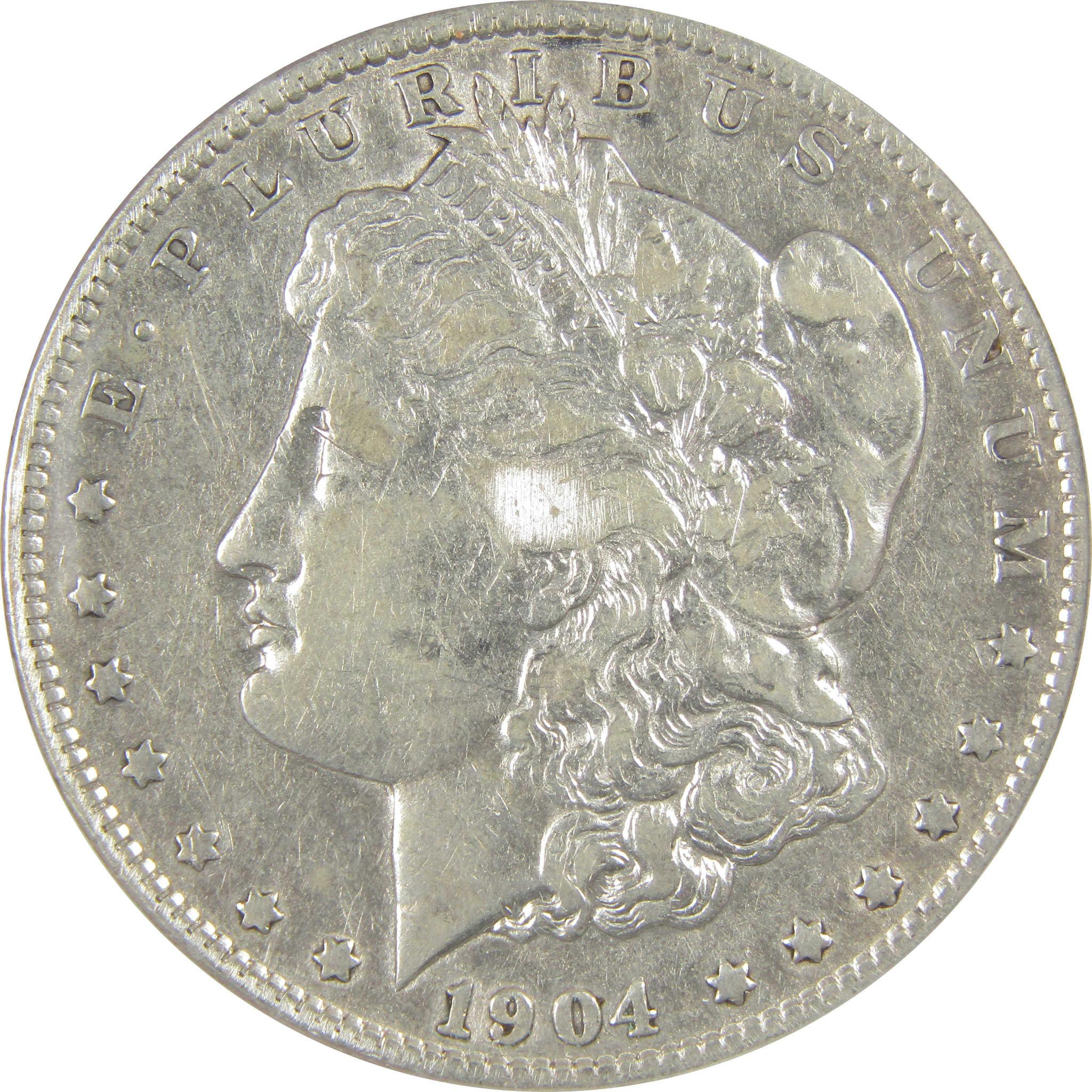 1904 S Morgan Dollar VF 30 Details ANACS Silver $1 Coin SKU:I21160 - Morgan coin - Morgan silver dollar - Morgan silver dollar for sale - Profile Coins &amp; Collectibles