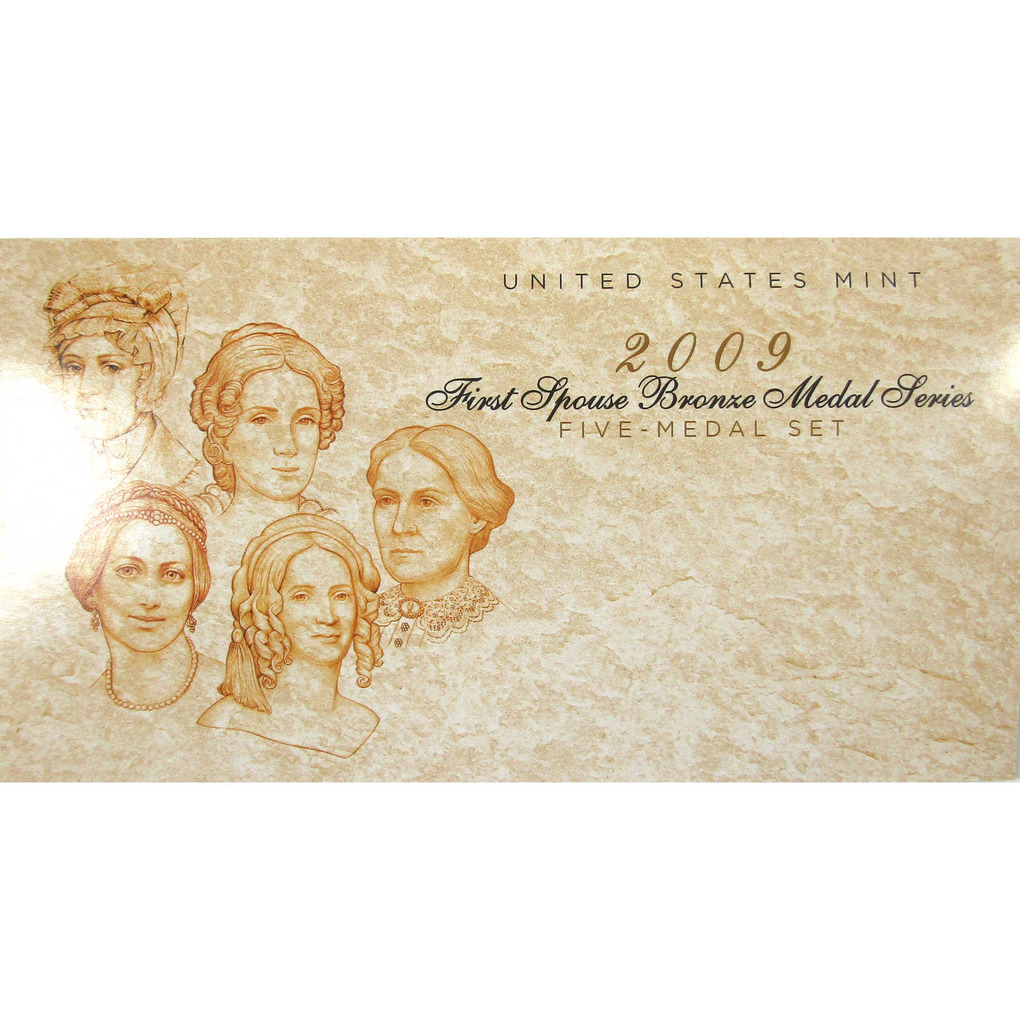 2009 First Spouse Bronze Medal Series 5 Piece Set SKU:CPC8988