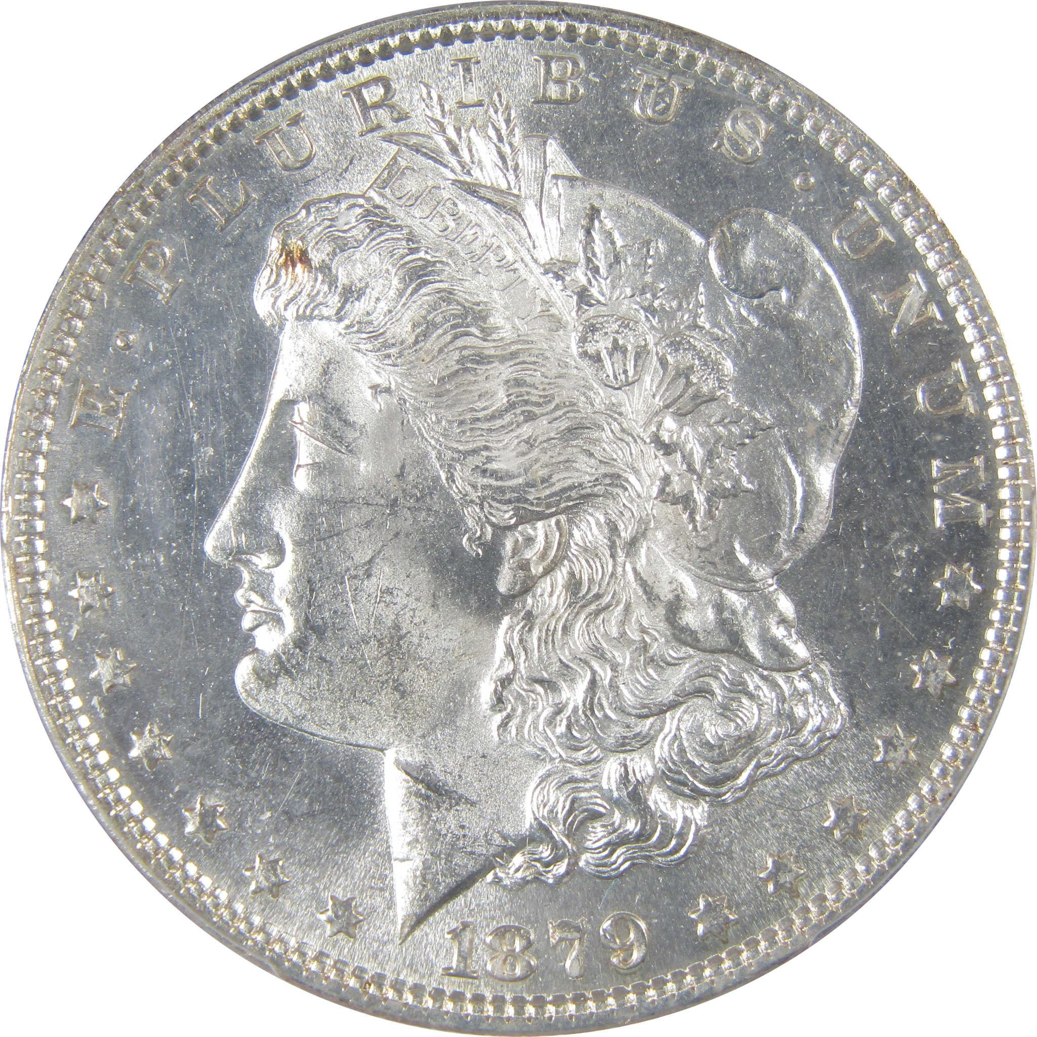 1879 Morgan Dollar Uncirculated Details PCGS Silver $1 Coin SKU:CP51 - Morgan coin - Morgan silver dollar - Morgan silver dollar for sale - Profile Coins &amp; Collectibles