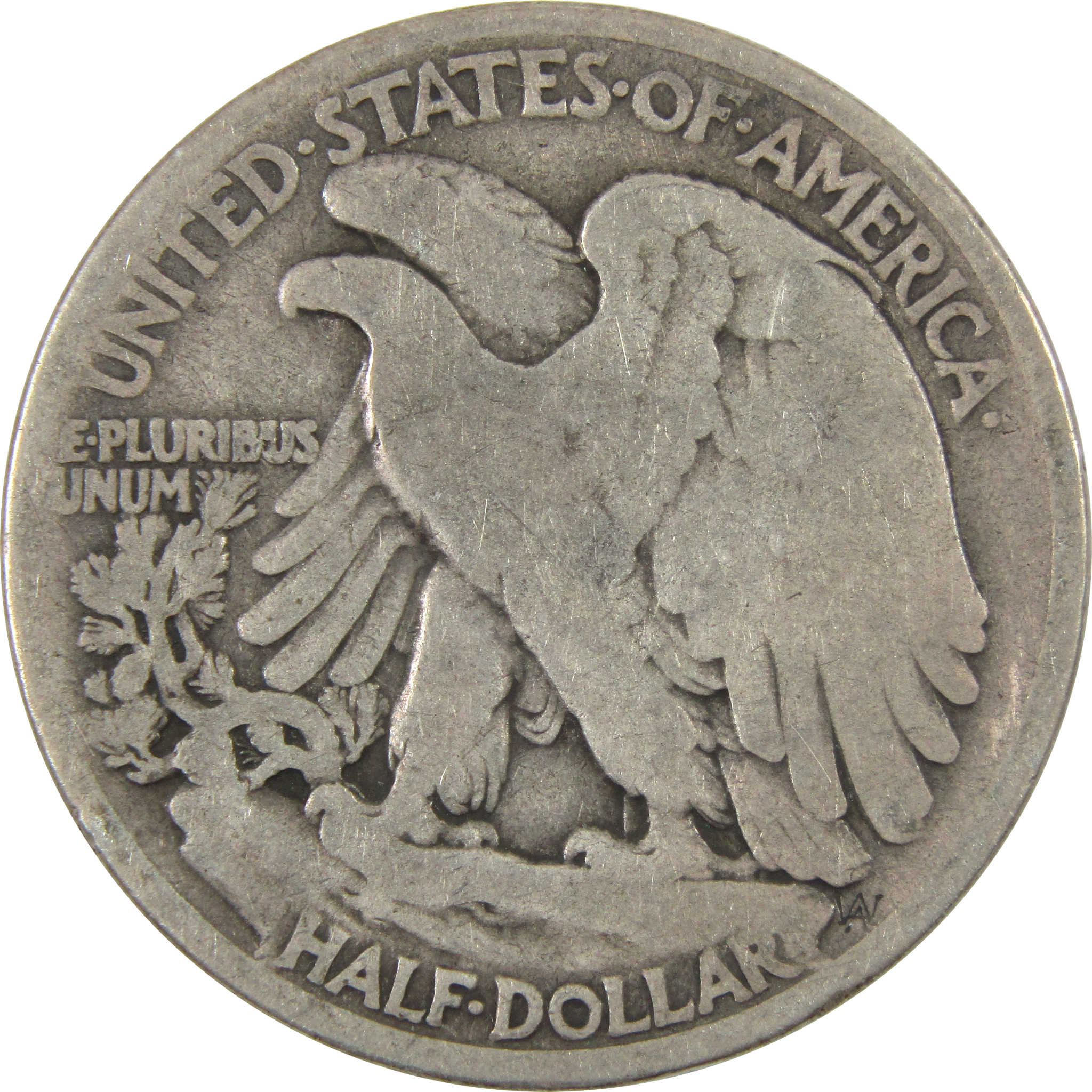 1916 D Liberty Walking Half Dollar G Good Silver 50c Coin SKU:I14819