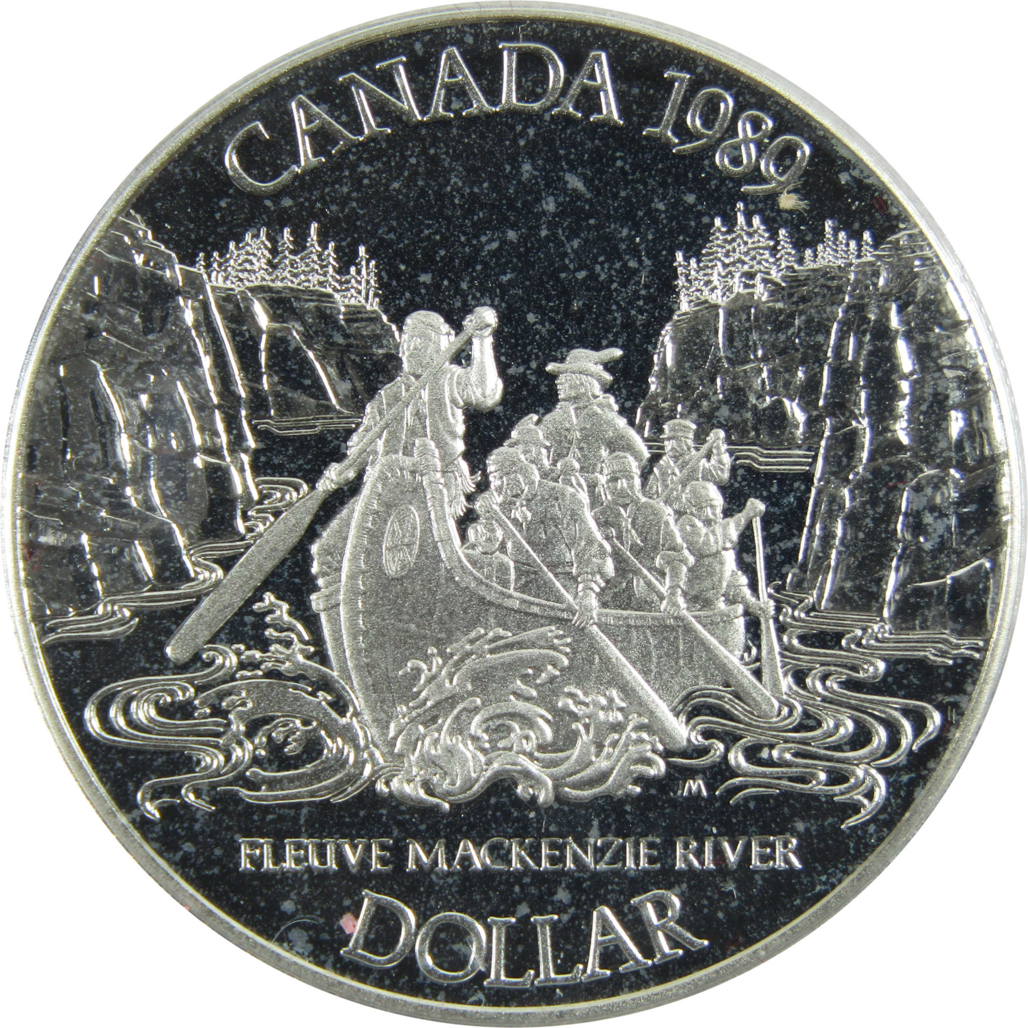 1989 Mackenzie River Canadian Dollar 23.32 g Nickel-Silver SKU:CPC6230