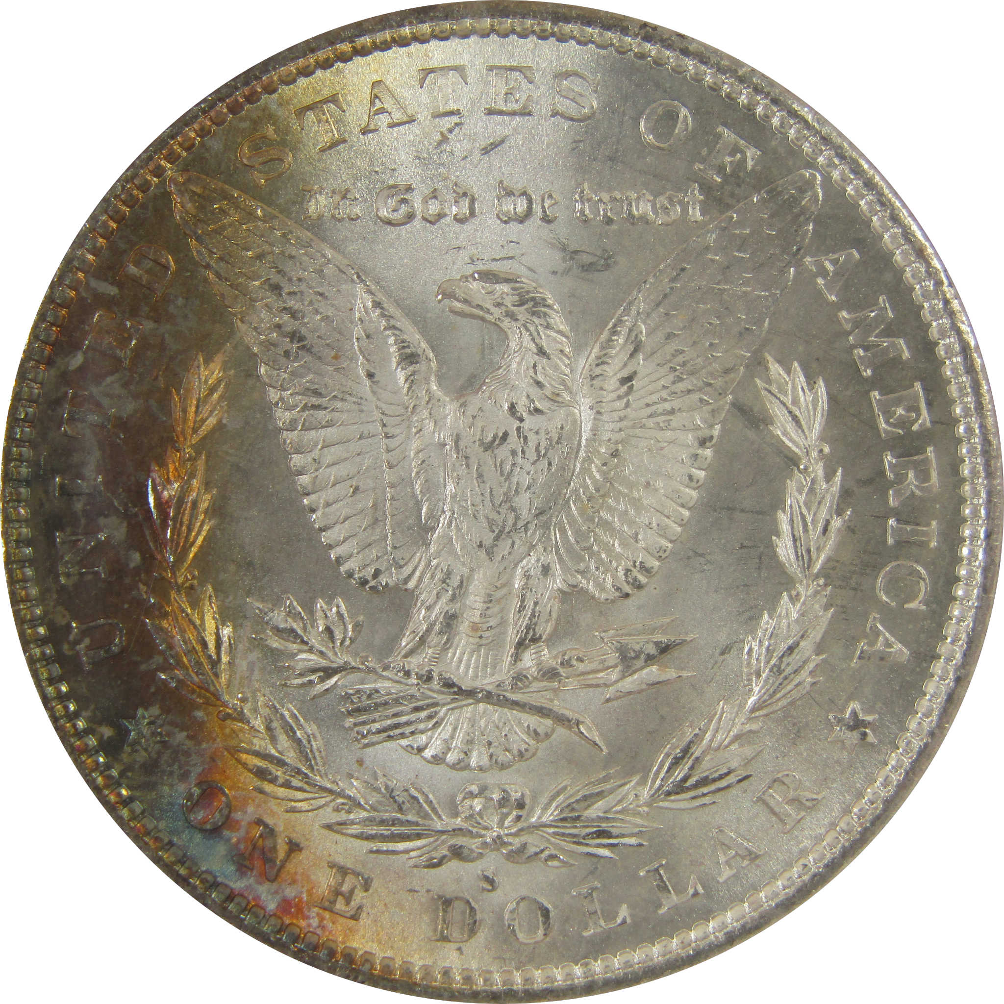 1879 S Morgan Dollar MS 65 NGC Silver Uncirculated Toned SKU:I20082