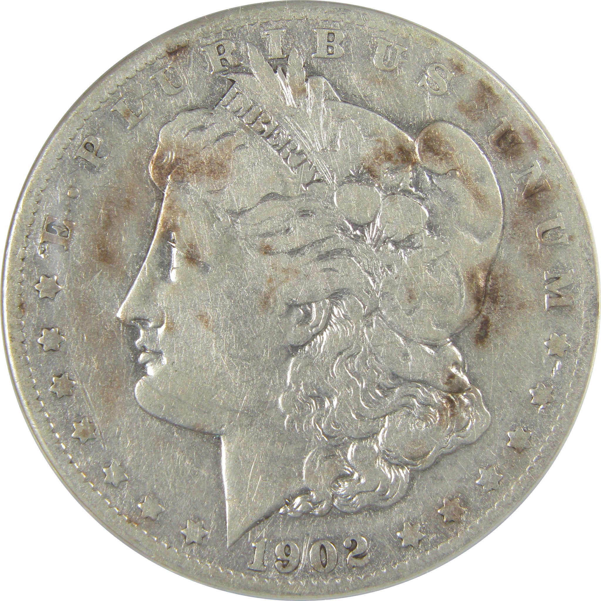 1902 S Morgan Dollar F 12 Details ANACS Silver $1 Coin SKU:I21670 - Morgan coin - Morgan silver dollar - Morgan silver dollar for sale - Profile Coins &amp; Collectibles