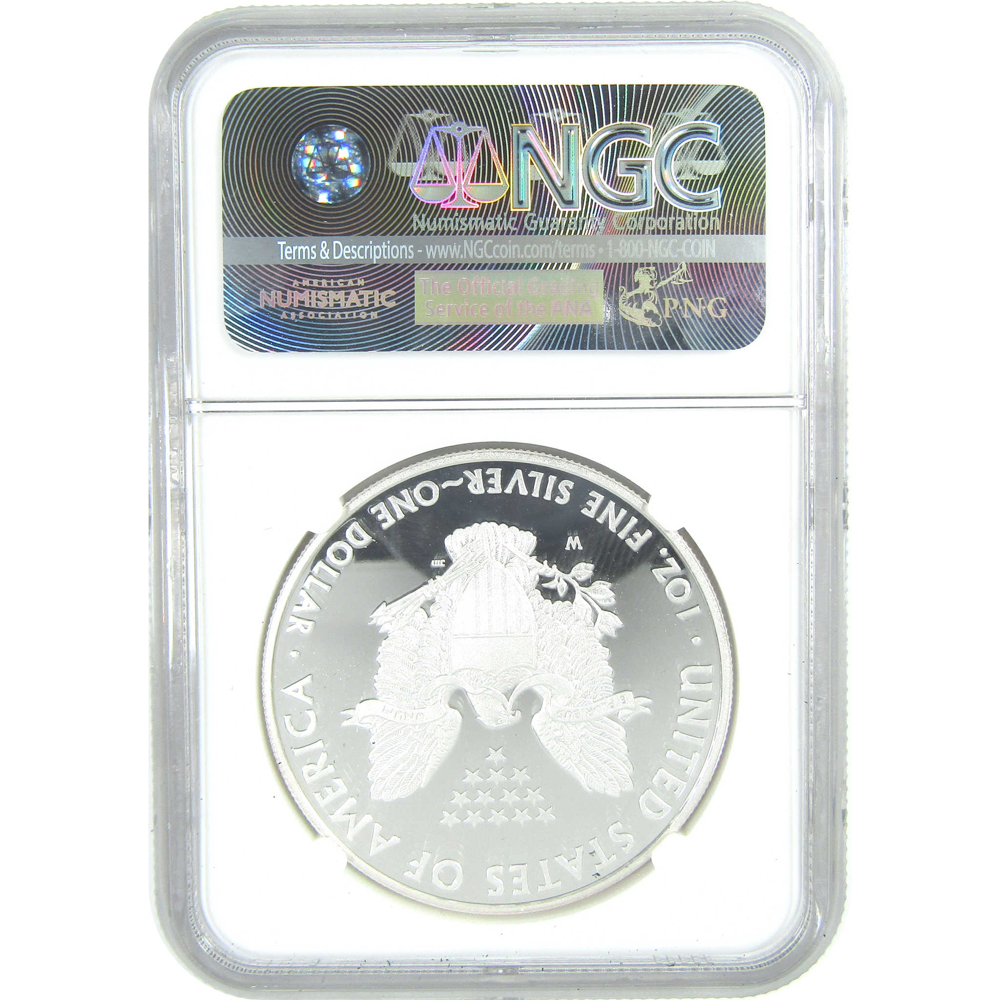 2008 W American Silver Eagle PF 69 UCAM NGC Proof $1 SKU:CPC9562