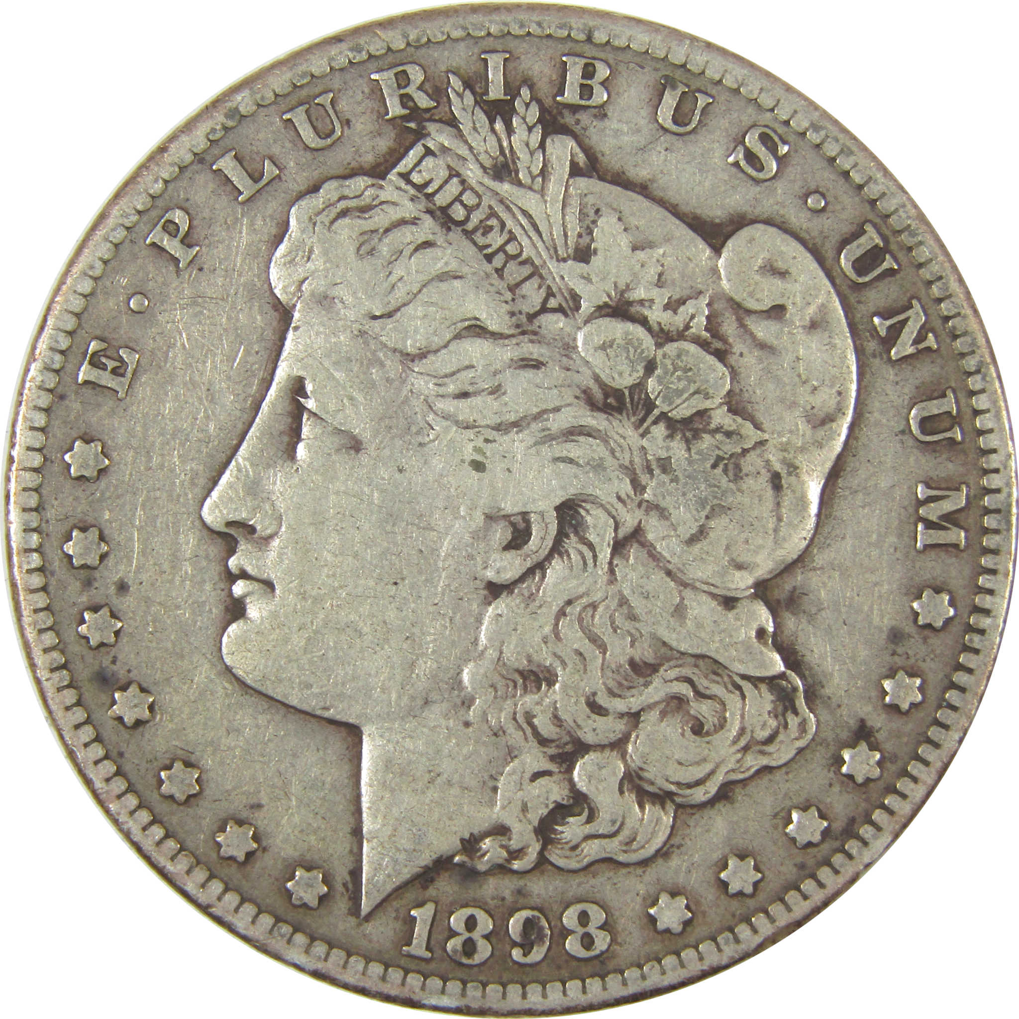 1898 S Morgan Dollar F Fine Silver $1 Coin SKU:I22561 - Morgan coin - Morgan silver dollar - Morgan silver dollar for sale - Profile Coins &amp; Collectibles