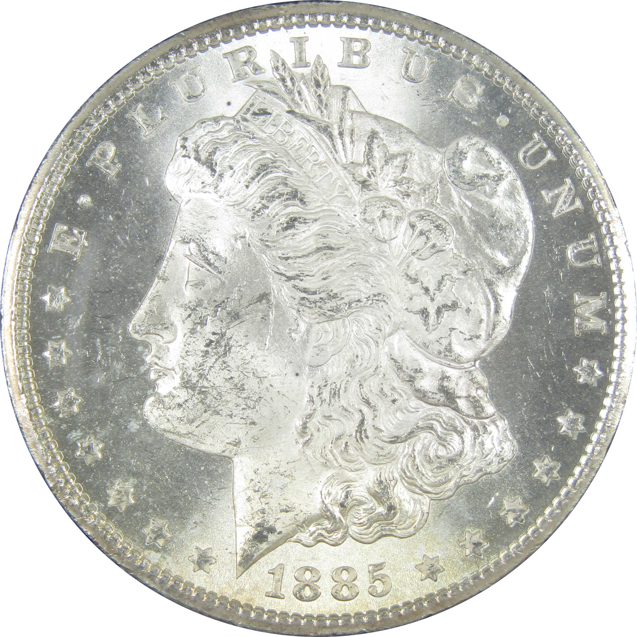 1885 CC GSA Morgan Dollar BU Choice Uncirculated Silver $1 SKU:I15297 - Morgan coin - Morgan silver dollar - Morgan silver dollar for sale - Profile Coins &amp; Collectibles