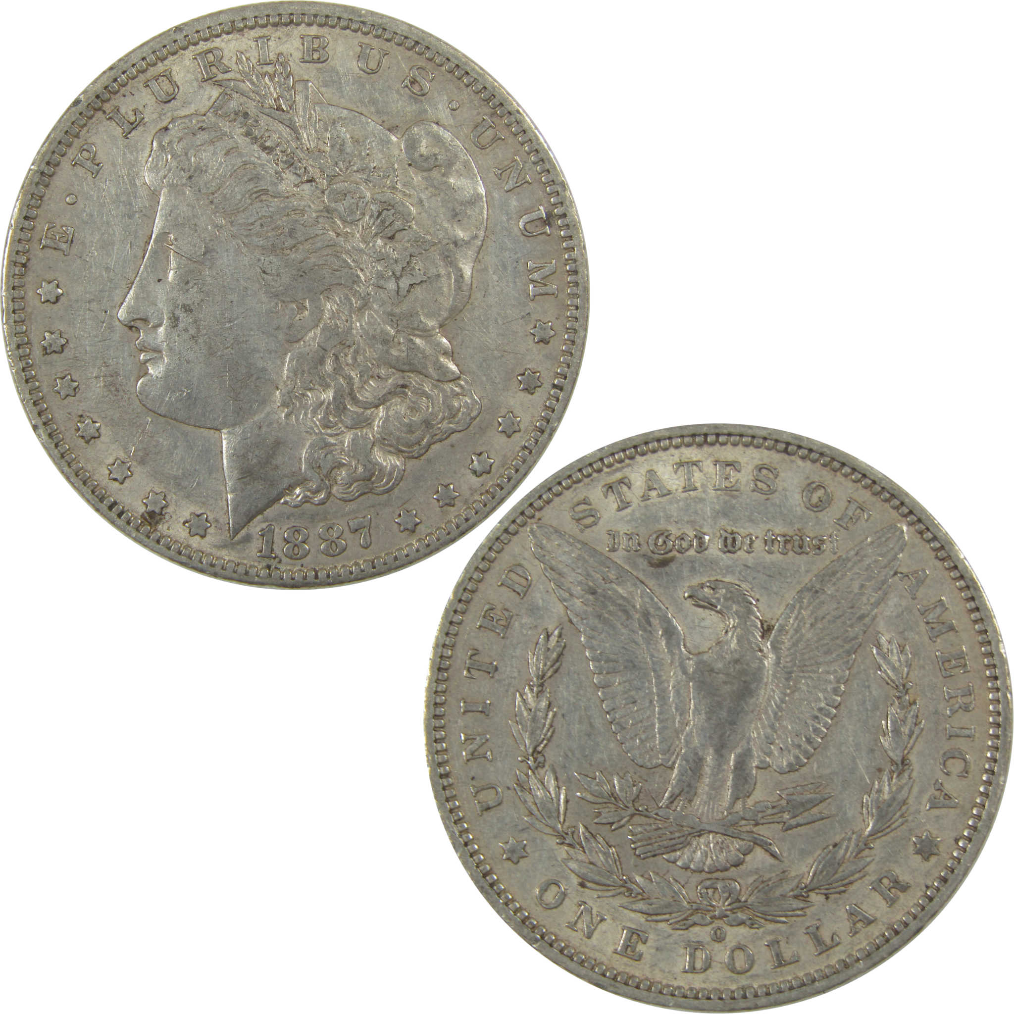 1887 O Morgan Dollar XF EF Extremely Fine Silver $1 Coin SKU:I20238 - Morgan coin - Morgan silver dollar - Morgan silver dollar for sale - Profile Coins &amp; Collectibles