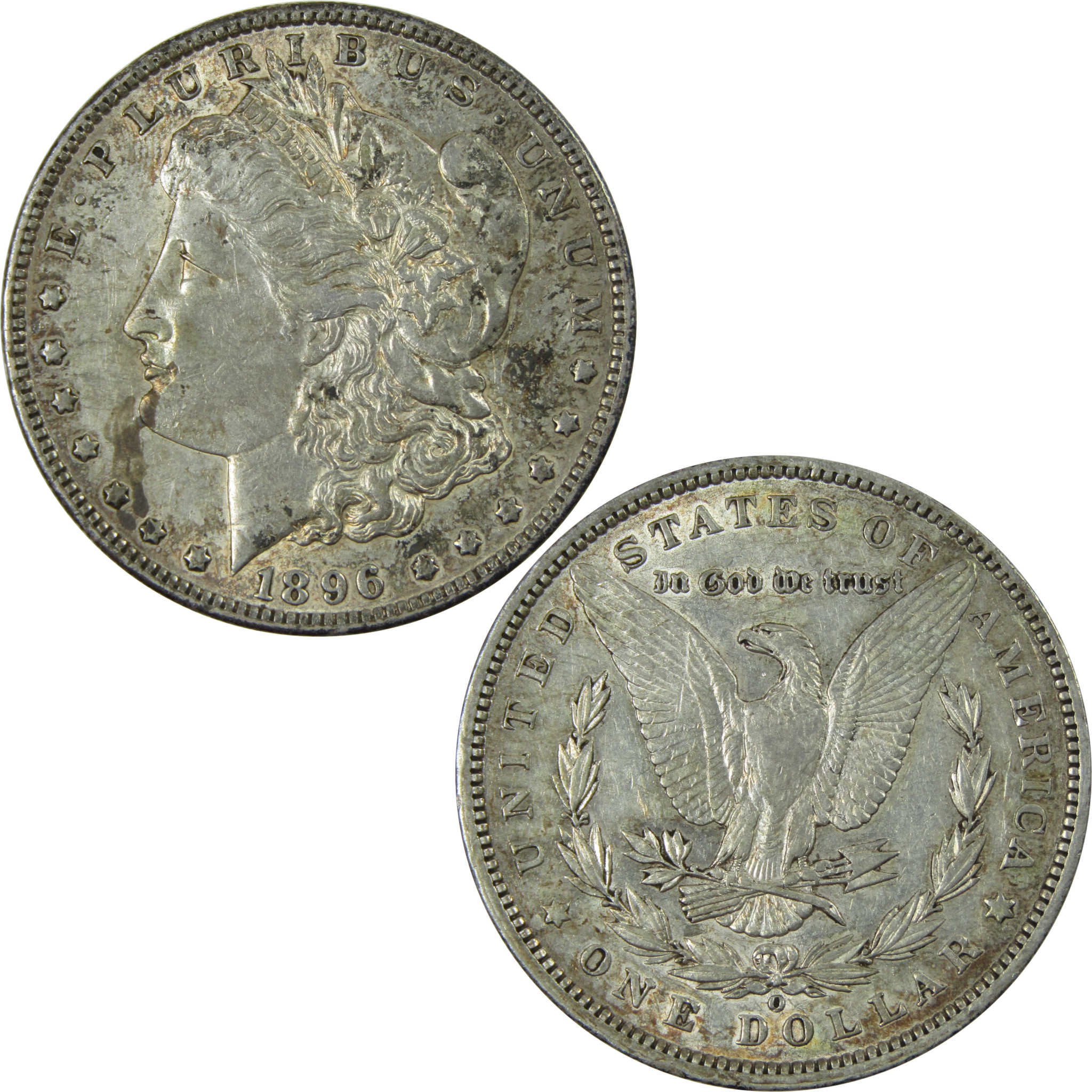 1896 O Morgan Dollar AU About Uncirculated Silver $1 Coin SKU:I13358 - Morgan coin - Morgan silver dollar - Morgan silver dollar for sale - Profile Coins &amp; Collectibles