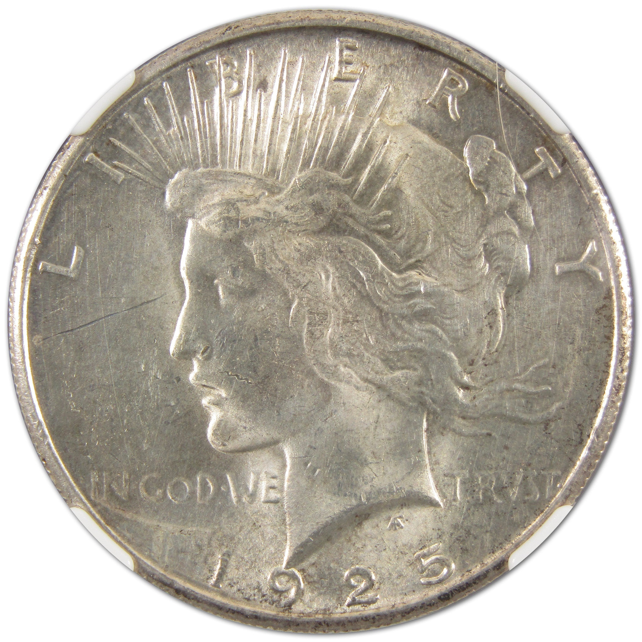 1925 S Peace Dollar MS 61 NGC Silver $1 Uncirculated Coin SKU:I10894