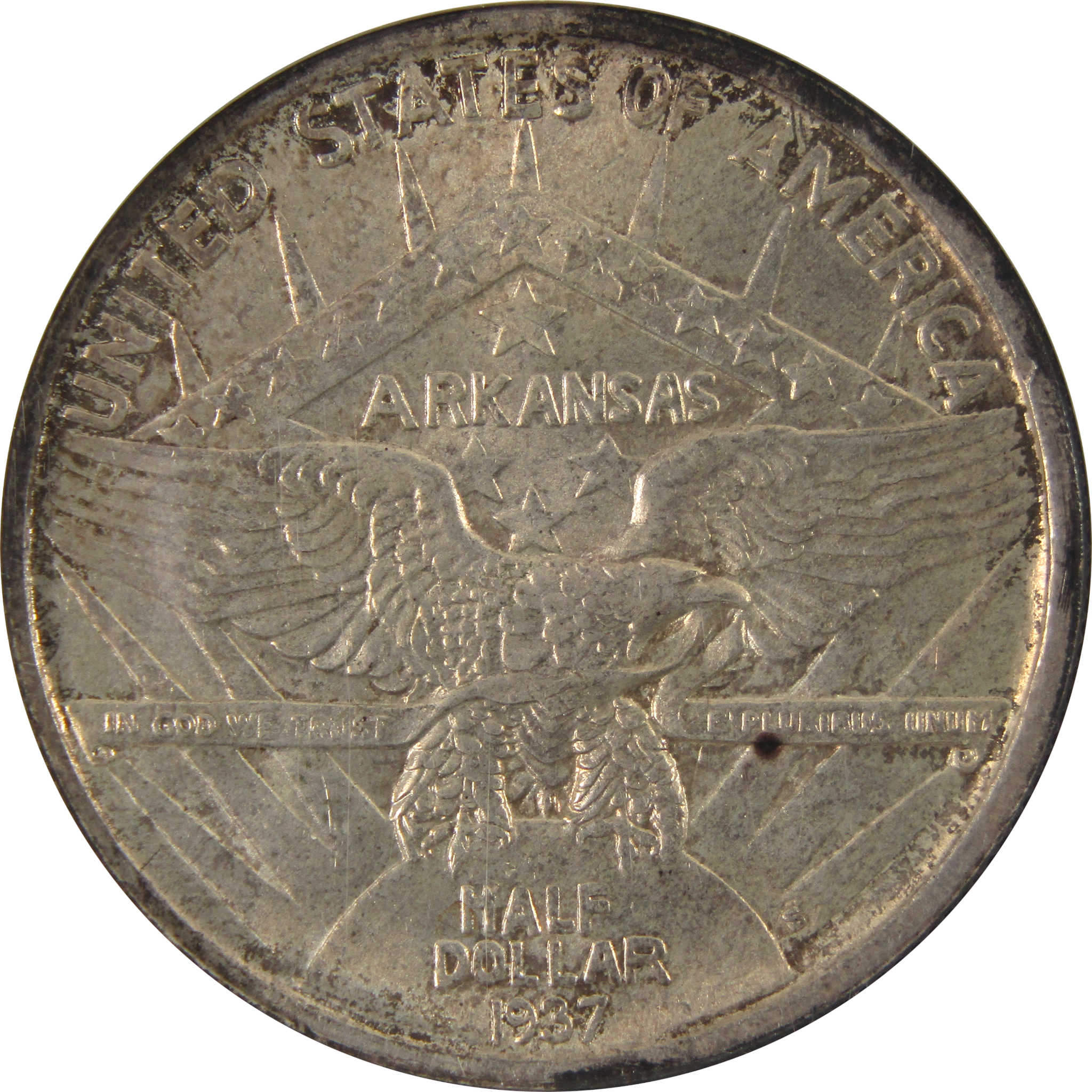 Arkansas Centennial Commemorative 1937 S MS 65 NGC Silver SKU:I9882