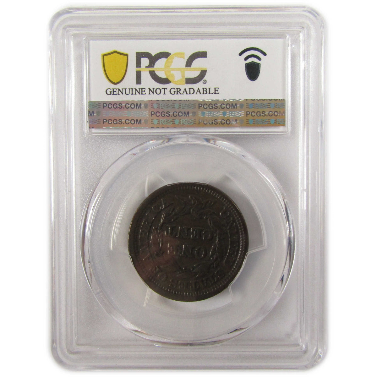 1847 Braided Hair Large Cent Repunched Date VF Details PCGS SKU:I29344