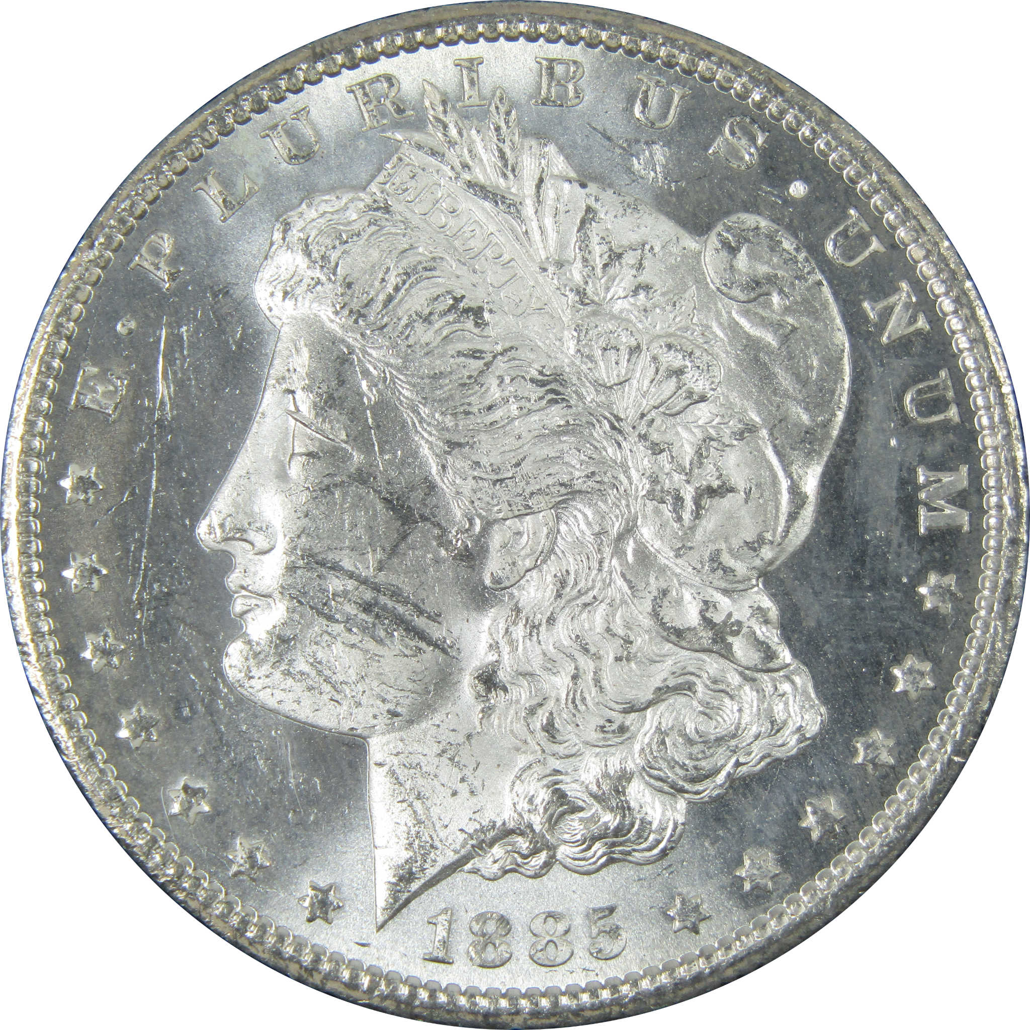 1885 CC GSA Morgan Dollar Uncirculated Silver $1 Coin SKU:CPC7892 - Morgan coin - Morgan silver dollar - Morgan silver dollar for sale - Profile Coins &amp; Collectibles