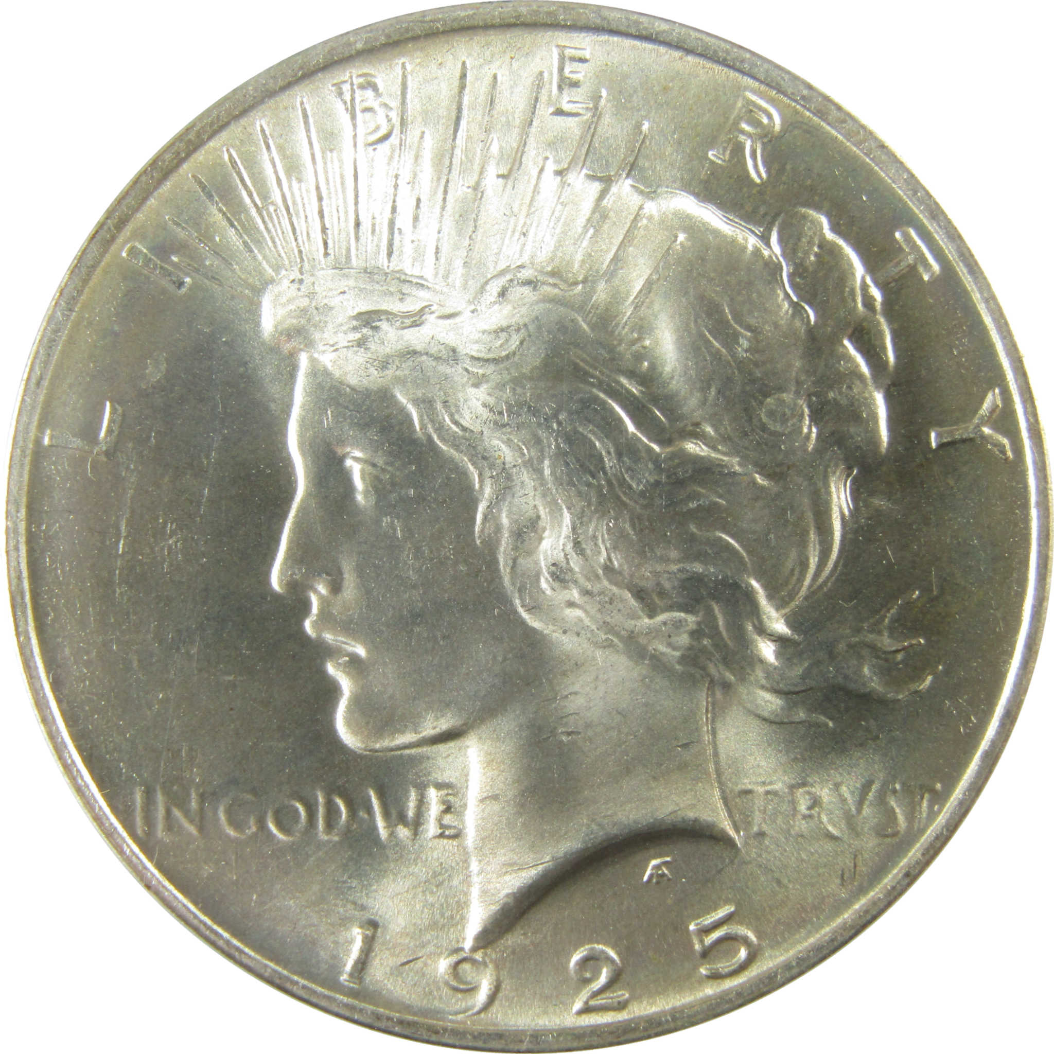 1925 Peace Silver Dollar MS 64 ANACS Uncirculated $1 CoinSKU:I28076