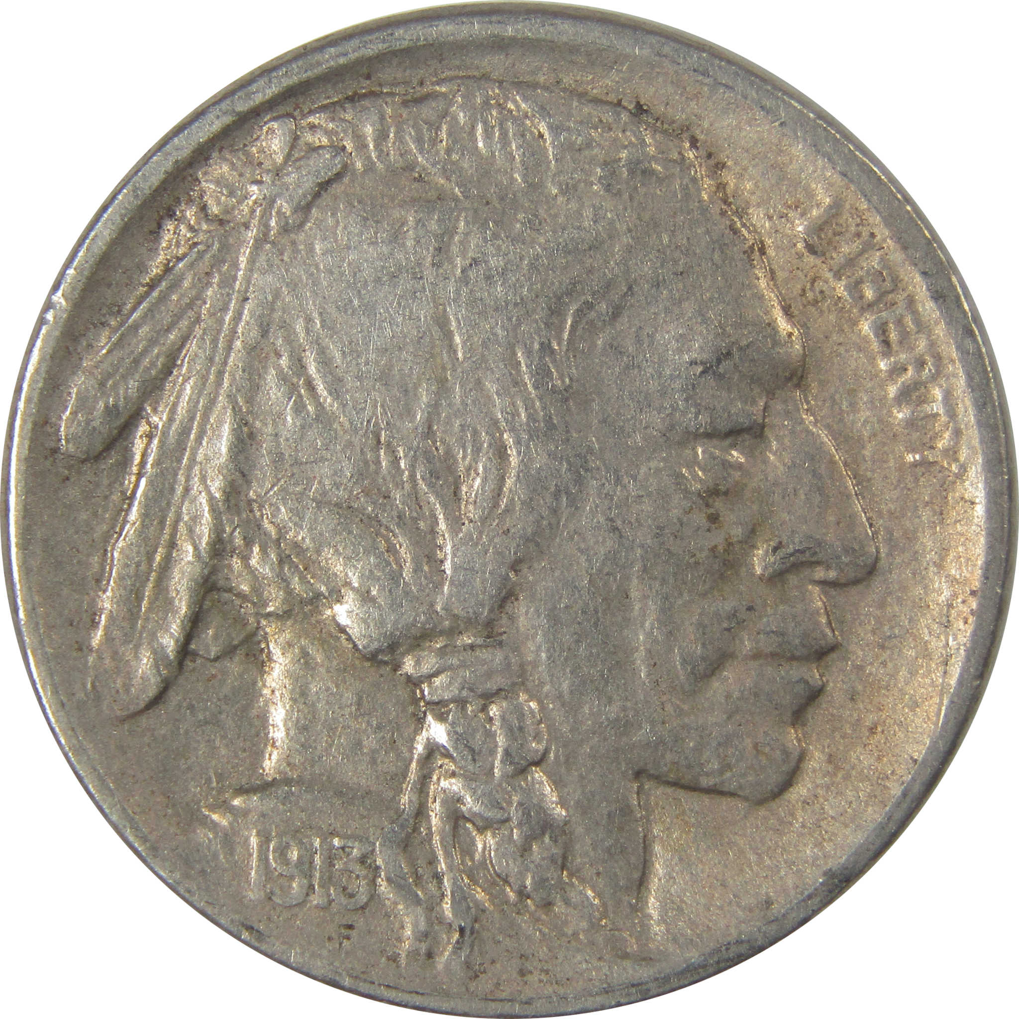 1913 S Type 1 Buffalo Nickel XF EF Extremely Fine SKU:I22842