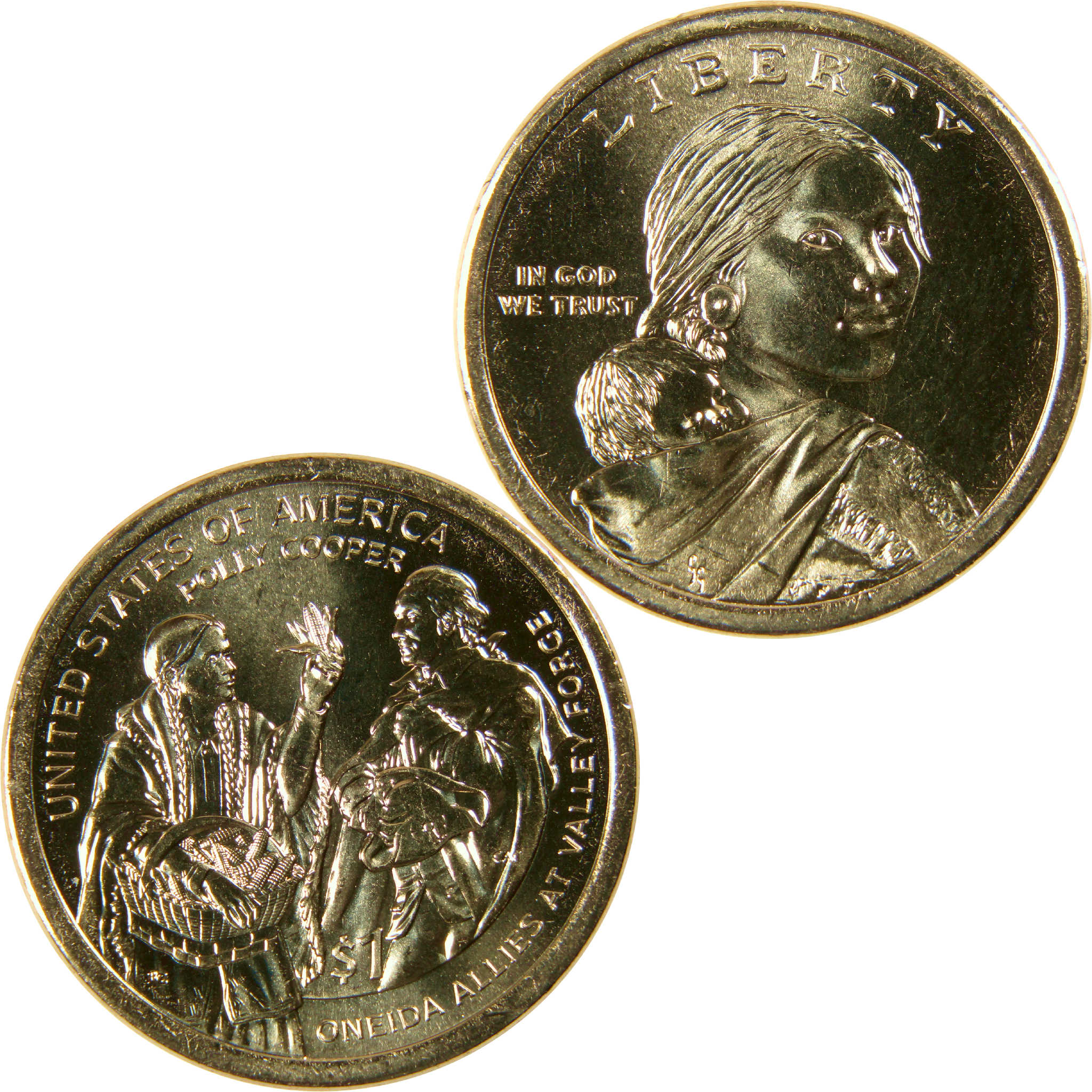 2026 D Polly Cooper Oneida Allies Native American Dollar Uncirculated