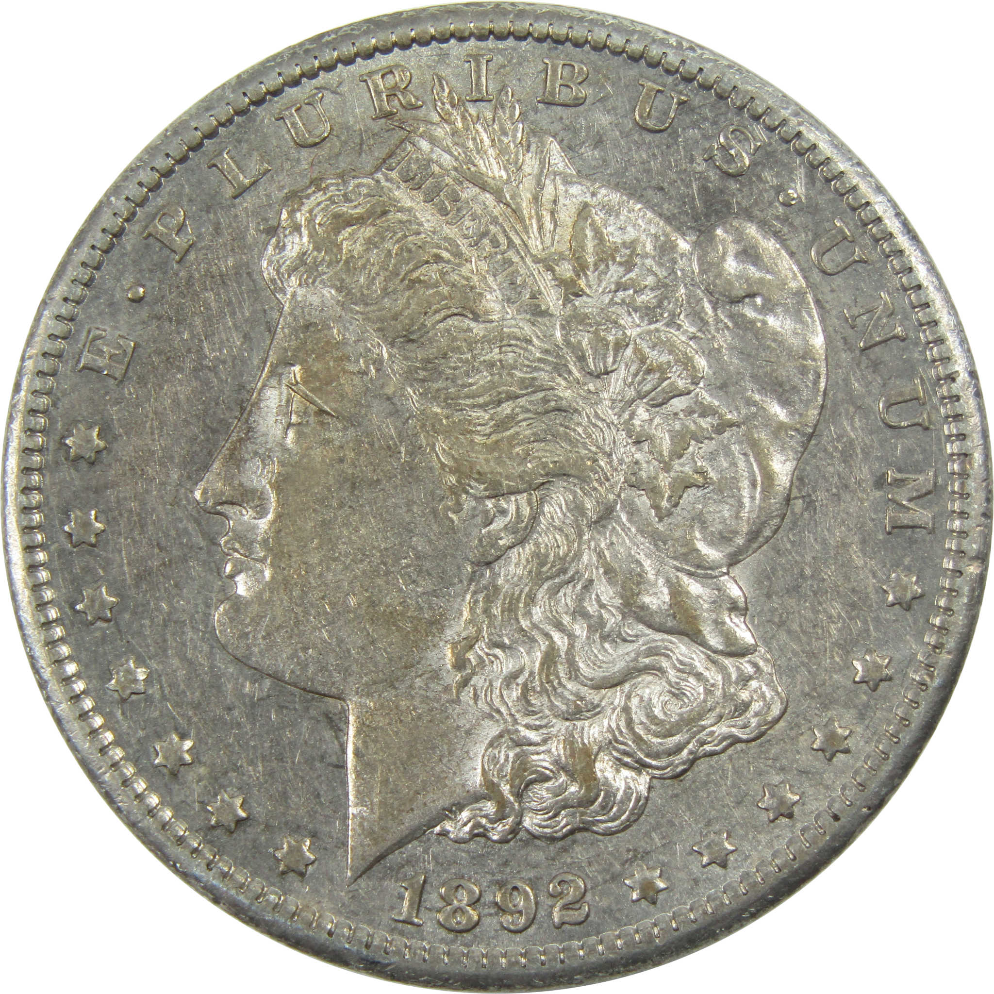 1892 CC Morgan Dollar XF EF Extremely Fine Silver $1 Coin SKU:I13110 - Morgan coin - Morgan silver dollar - Morgan silver dollar for sale - Profile Coins &amp; Collectibles