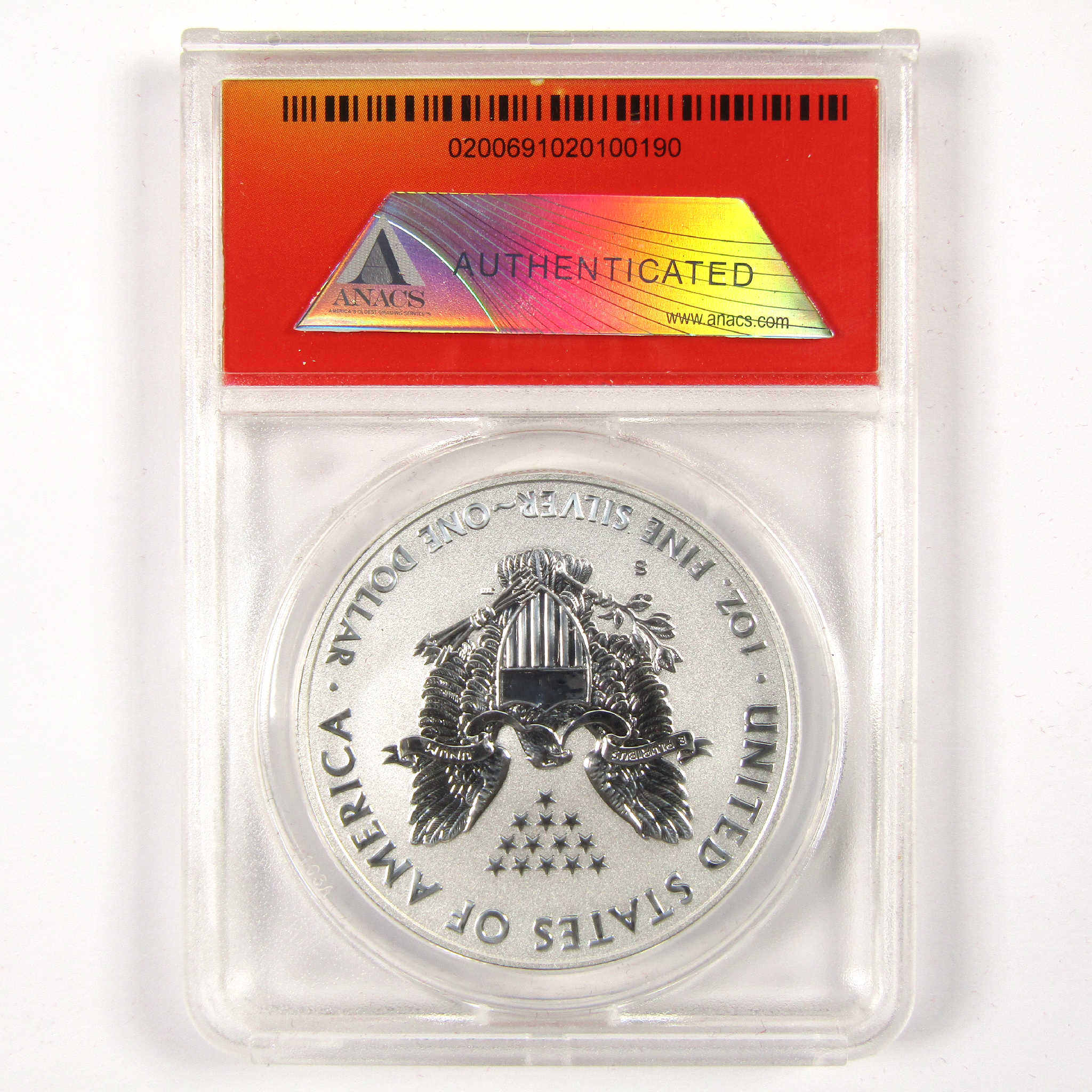 2012 S American Silver Eagle RP 70 DCAM ANACS $1 SKU:CPC6450