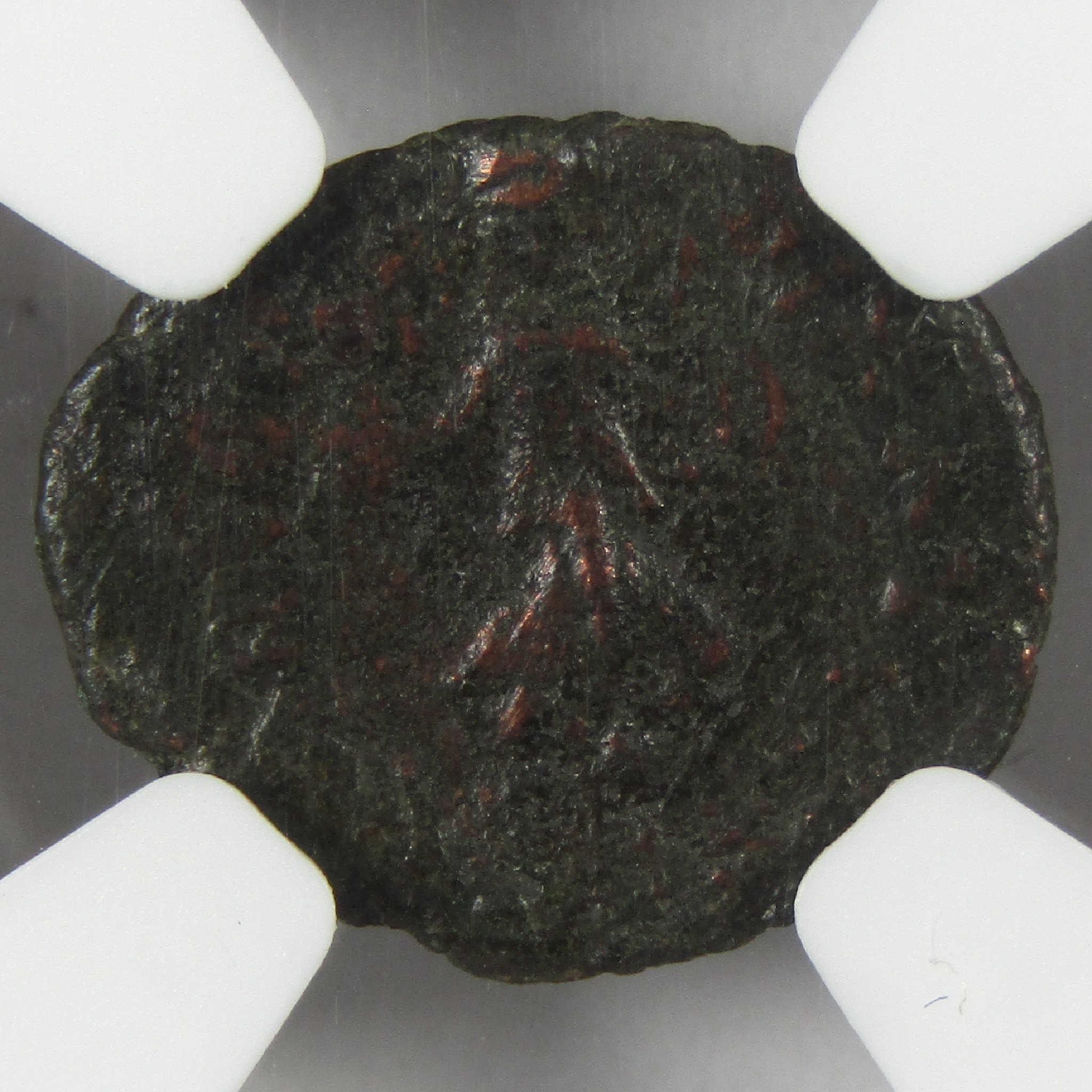 425-455 AD Valentinian III Copper Nummus VF NGC Ancient Roman Coin