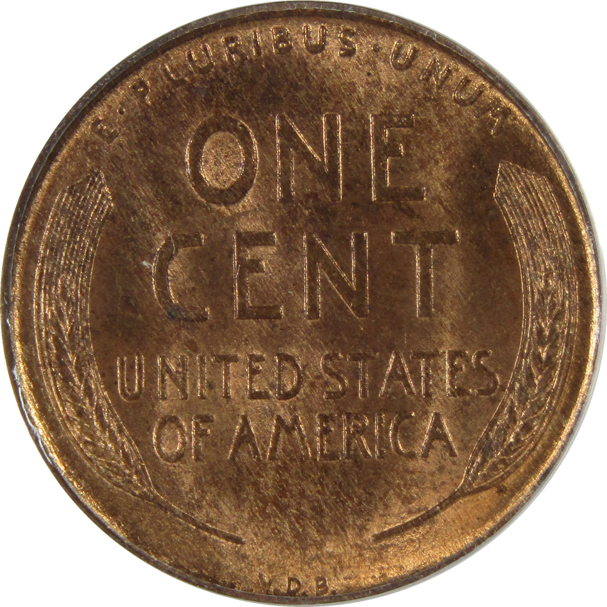 1909 VDB Lincoln Wheat Cent MS 65 RB ANACS Penny 1c Coin SKU:I28775
