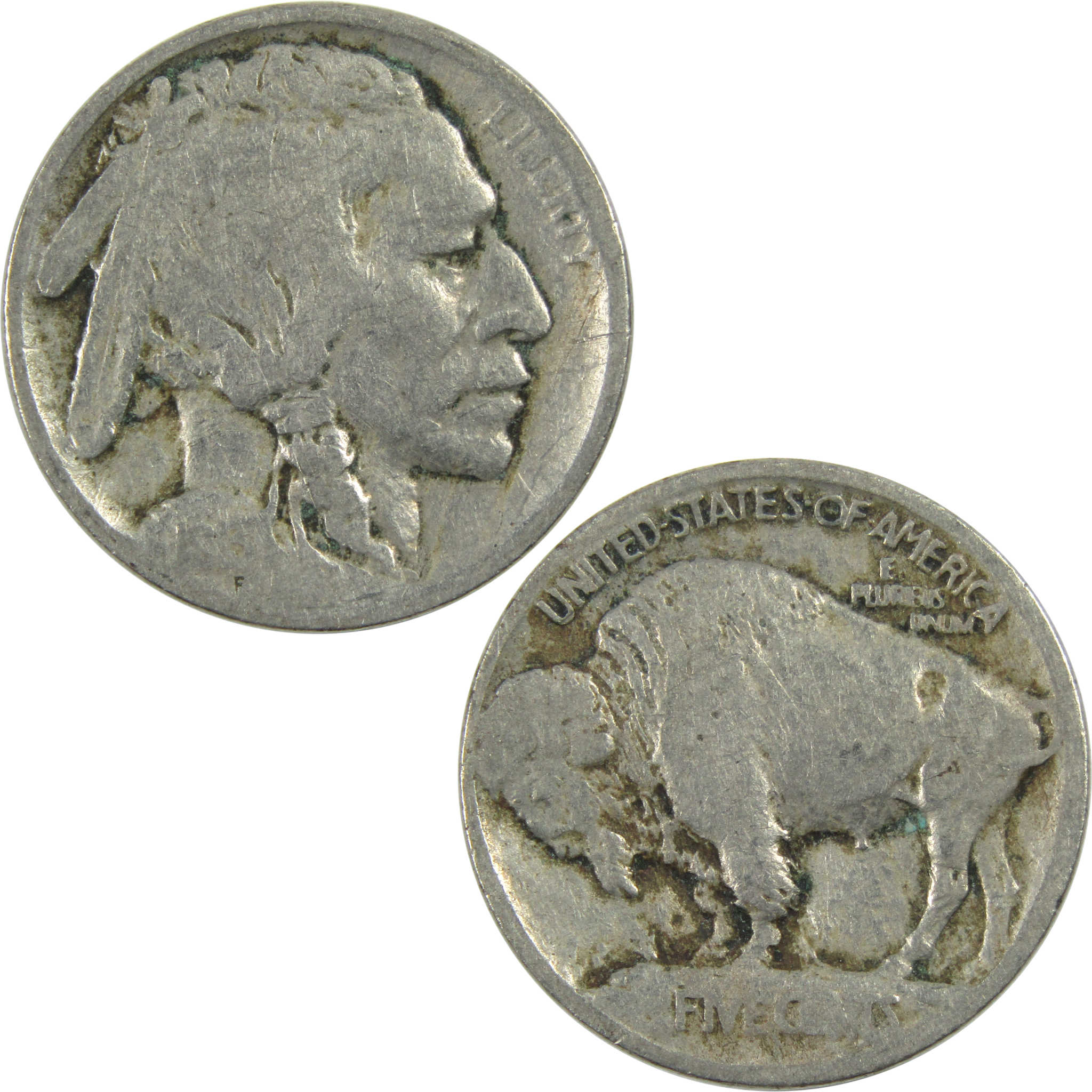 1913 Type 1 Indian Head Buffalo Nickel AG About Good SKU:I12973