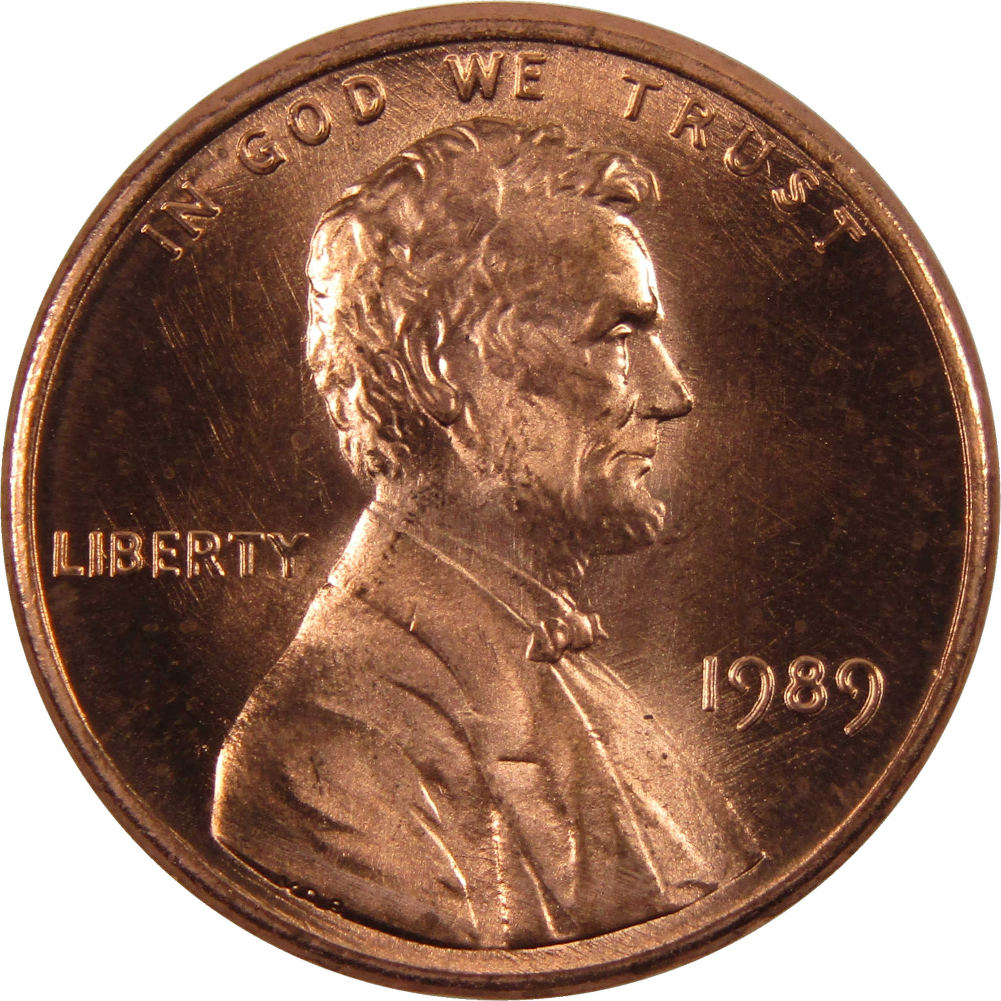 1989 Lincoln Memorial Cent BU Uncirculated Penny 1c Coin