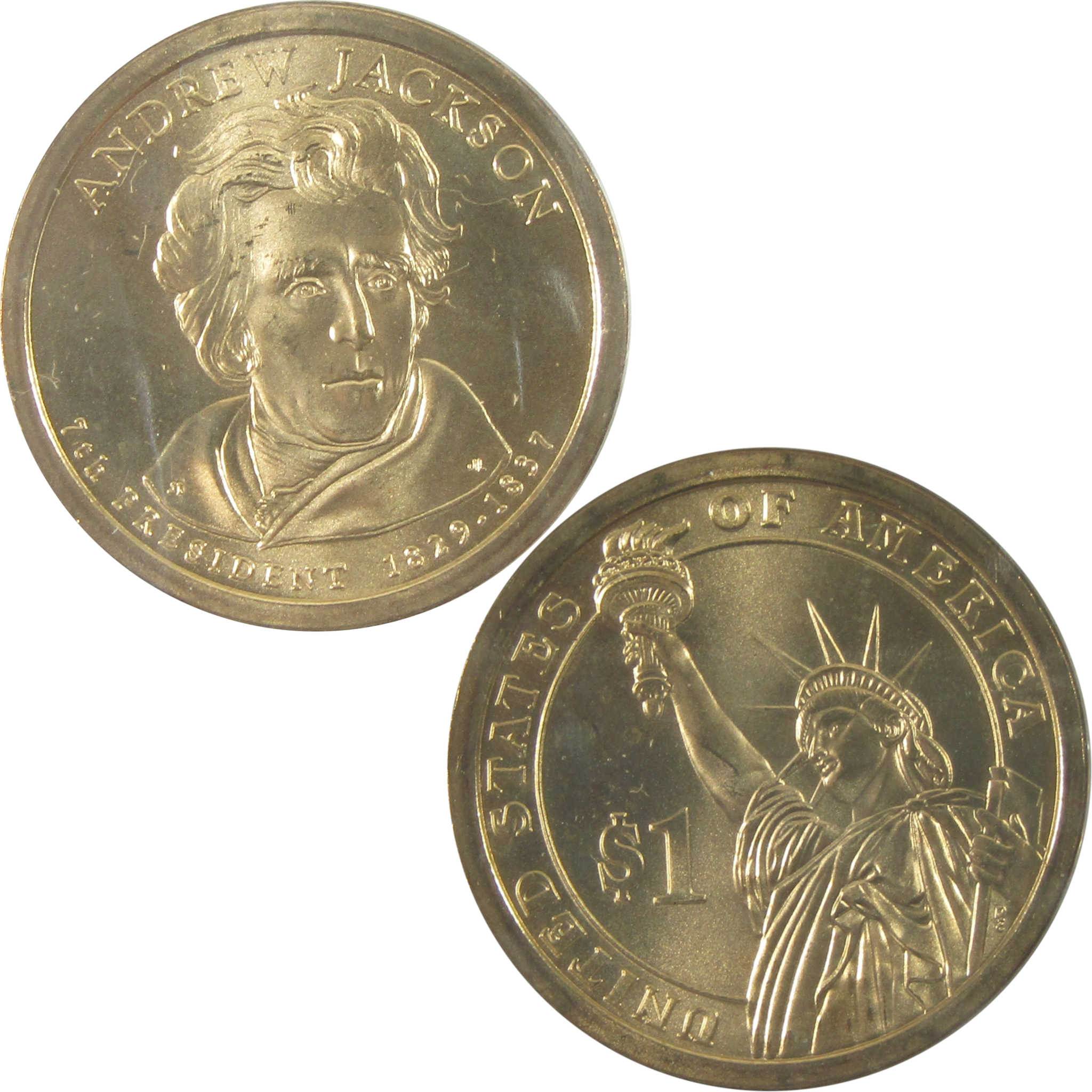 2008 Andrew Jackson First Spouse 2 Piece Set Unc SKU:CPC8975