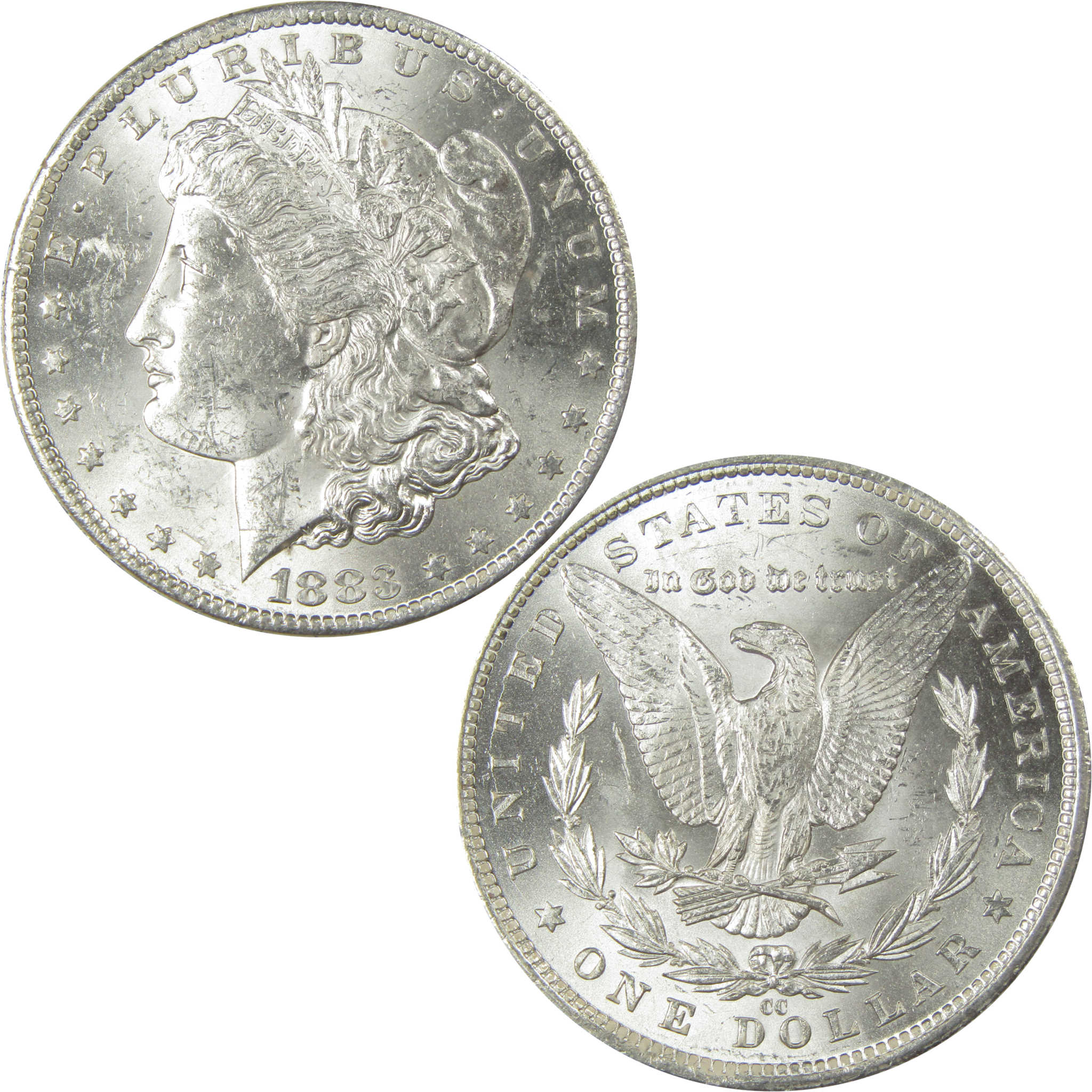 1883 CC Morgan Dollar Uncirculated Silver $1 Coin SKU:I21066 - Morgan coin - Morgan silver dollar - Morgan silver dollar for sale - Profile Coins &amp; Collectibles