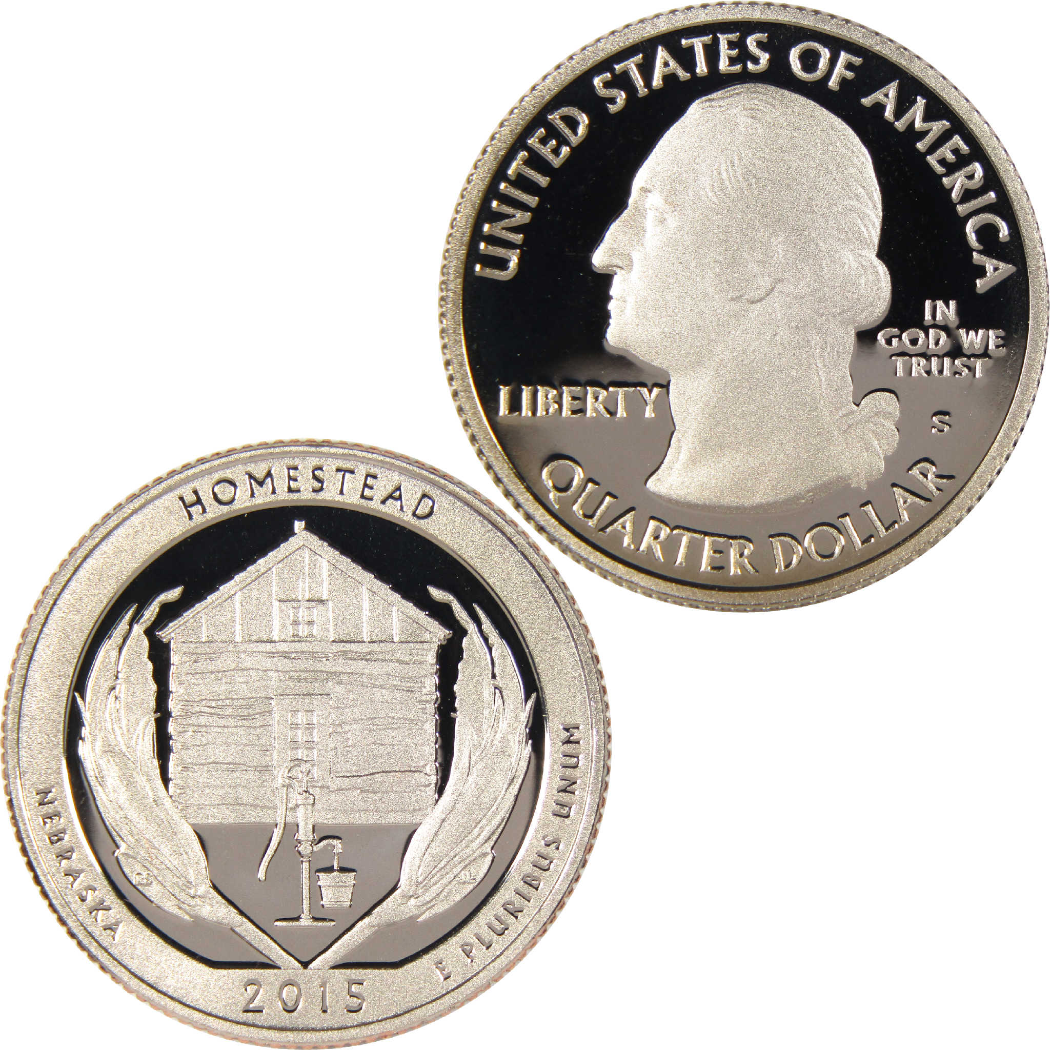 2015 S Homestead National Monument of America Quarter Clad 25c Proof