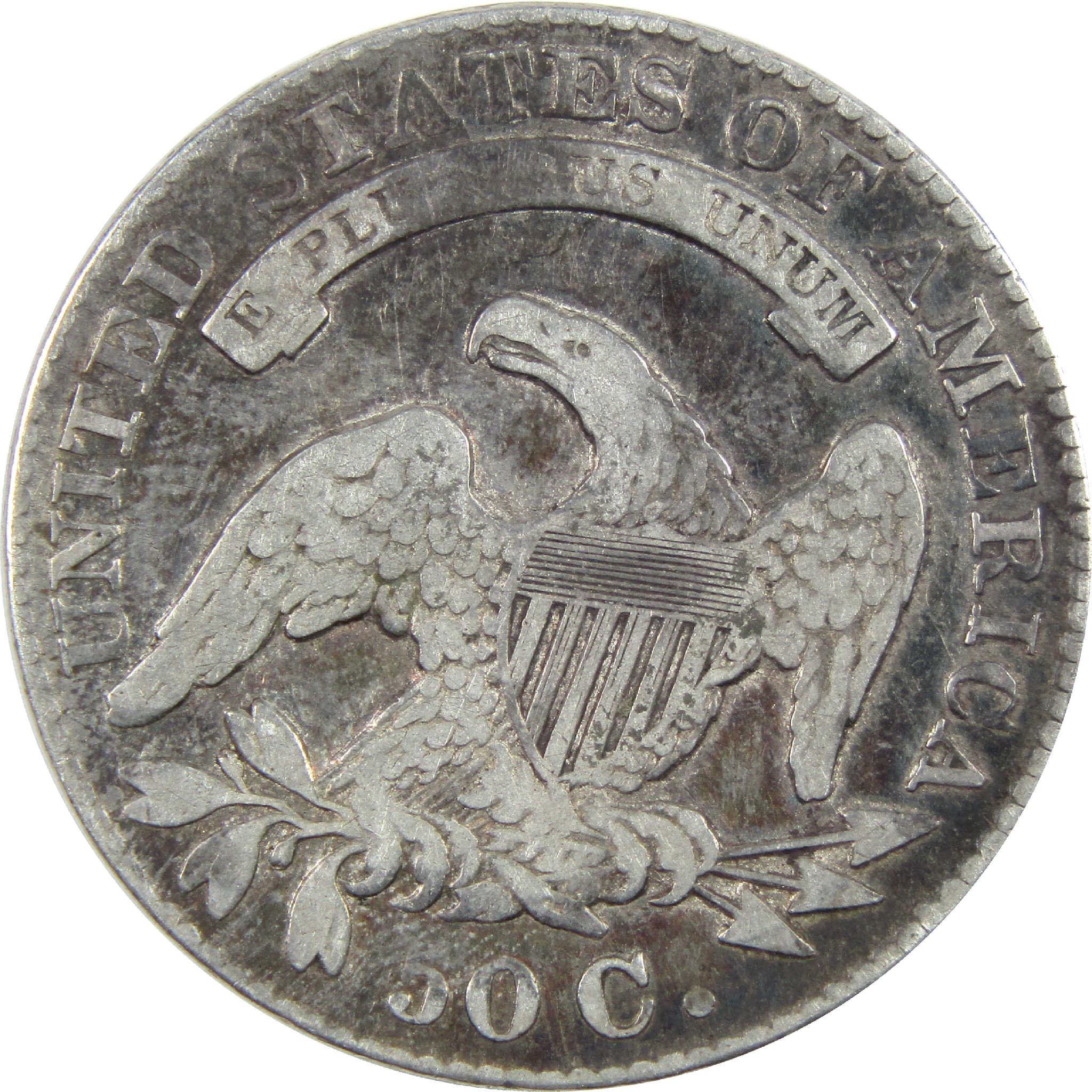 1830 Large 0 Capped Bust Half Dollar AG About Good Silver SKU:I11758