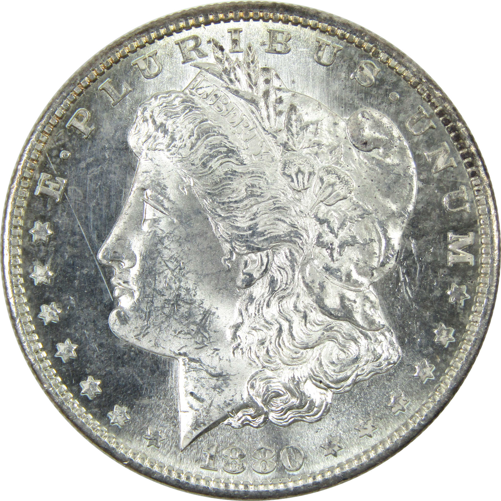 1880 S Morgan Dollar Uncirculated Silver $1 Coin SKU:I14553 - Morgan coin - Morgan silver dollar - Morgan silver dollar for sale - Profile Coins &amp; Collectibles