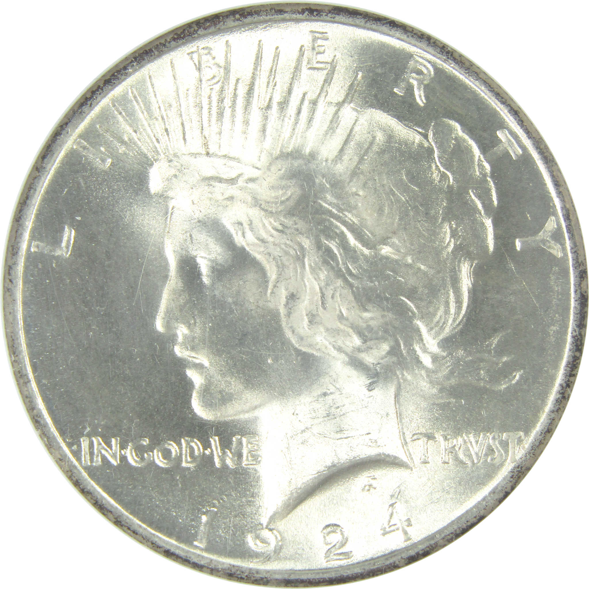 1924 Peace Dollar MS 65 NGC Silver $1 Uncirculated Coin