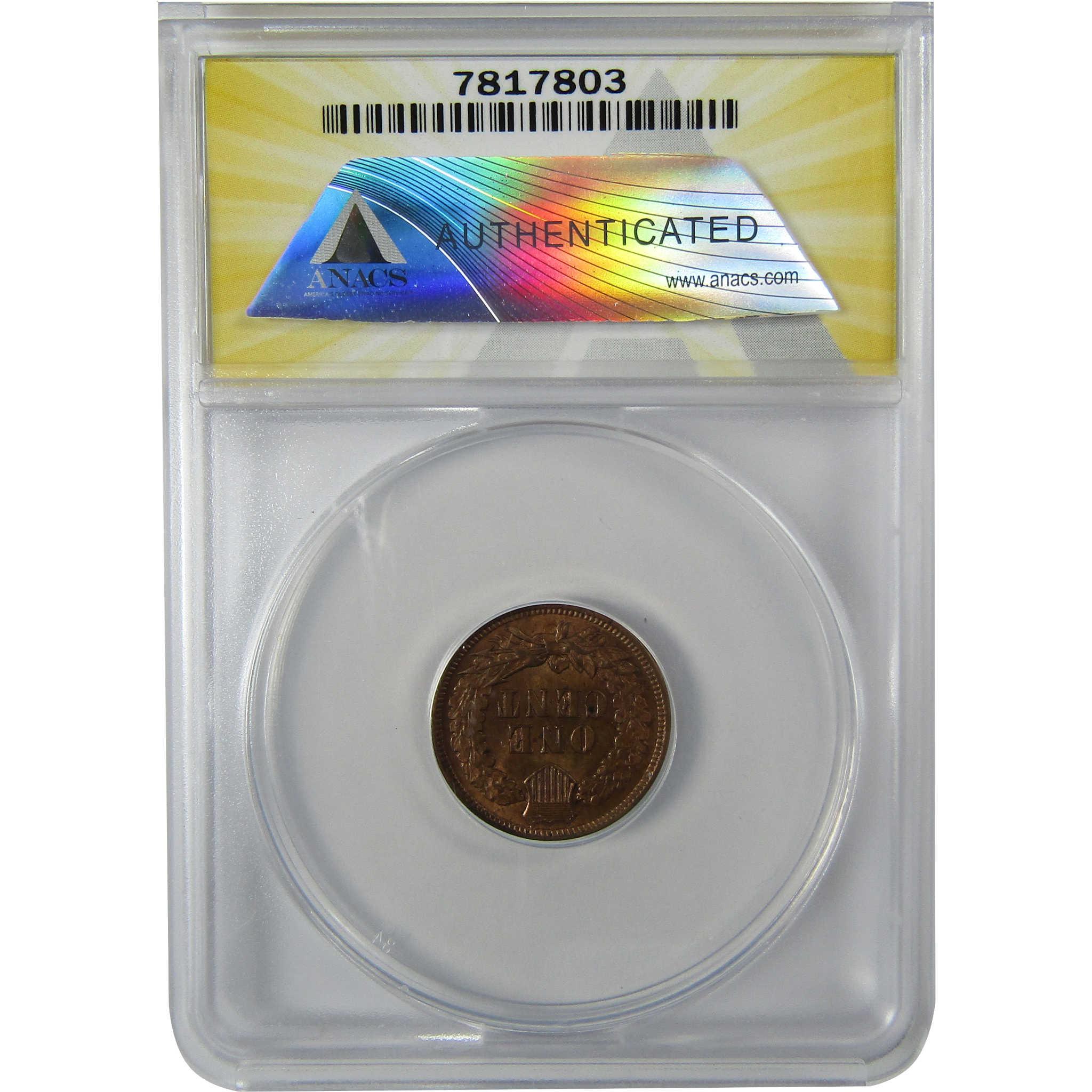 1903 Indian Head Cent MS 62 BN ANACS Penny Uncirculated SKU:CP773