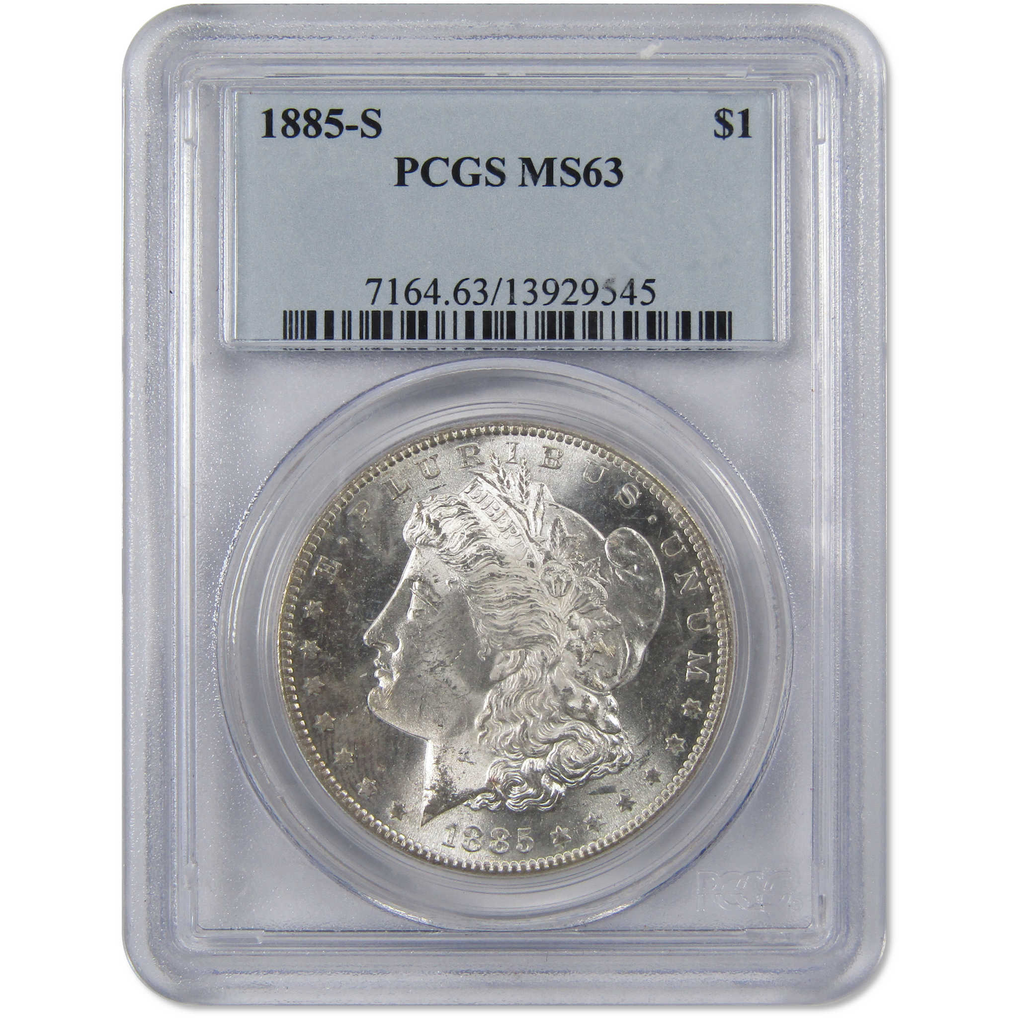 1885 S Morgan Dollar MS 63 PCGS 90% Silver $1 Coin SKU:I9735 - Morgan coin - Morgan silver dollar - Morgan silver dollar for sale - Profile Coins &amp; Collectibles