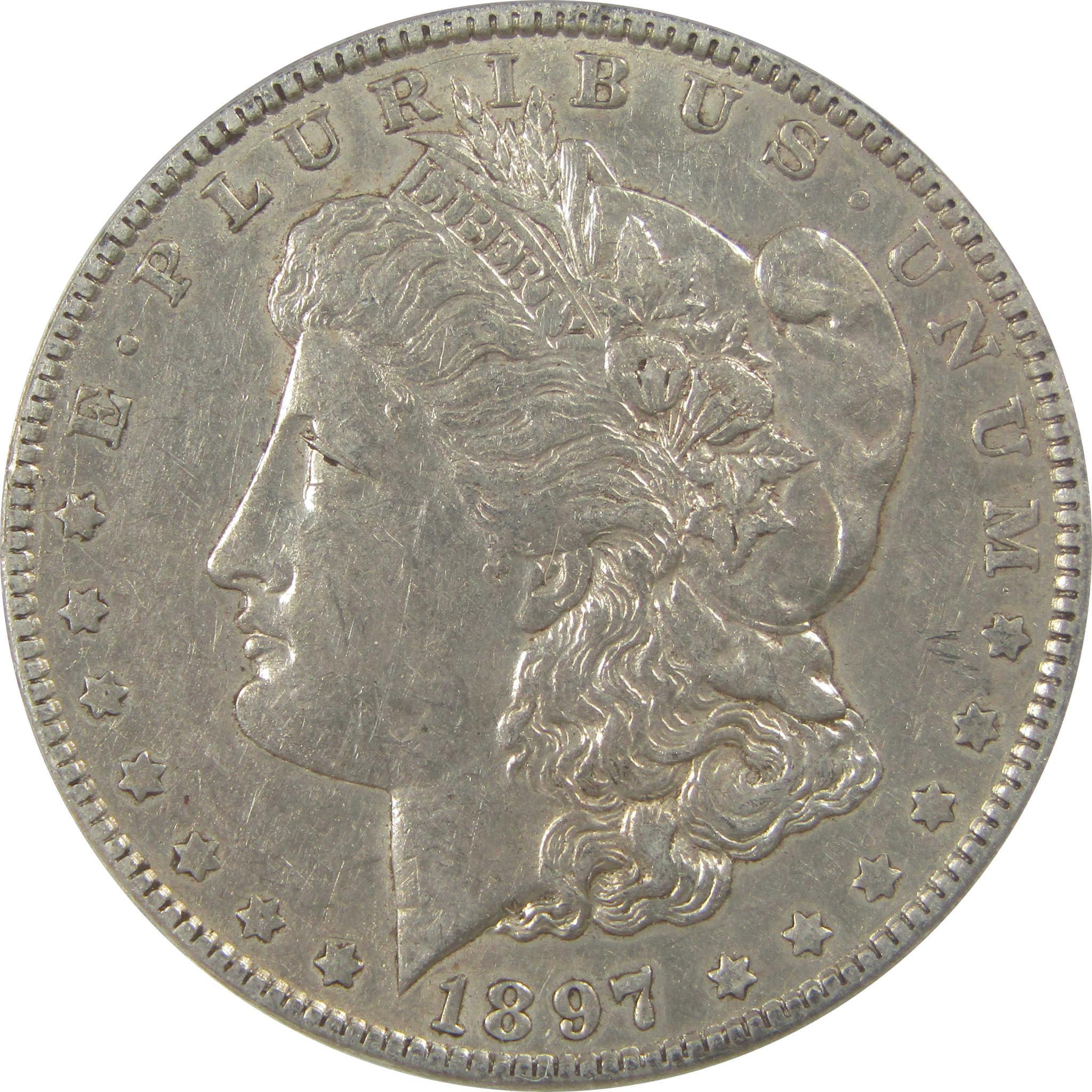 1897 O Morgan Dollar AU 50 Details ANACS Silver $1 Coin SKU:I22350 - Morgan coin - Morgan silver dollar - Morgan silver dollar for sale - Profile Coins &amp; Collectibles