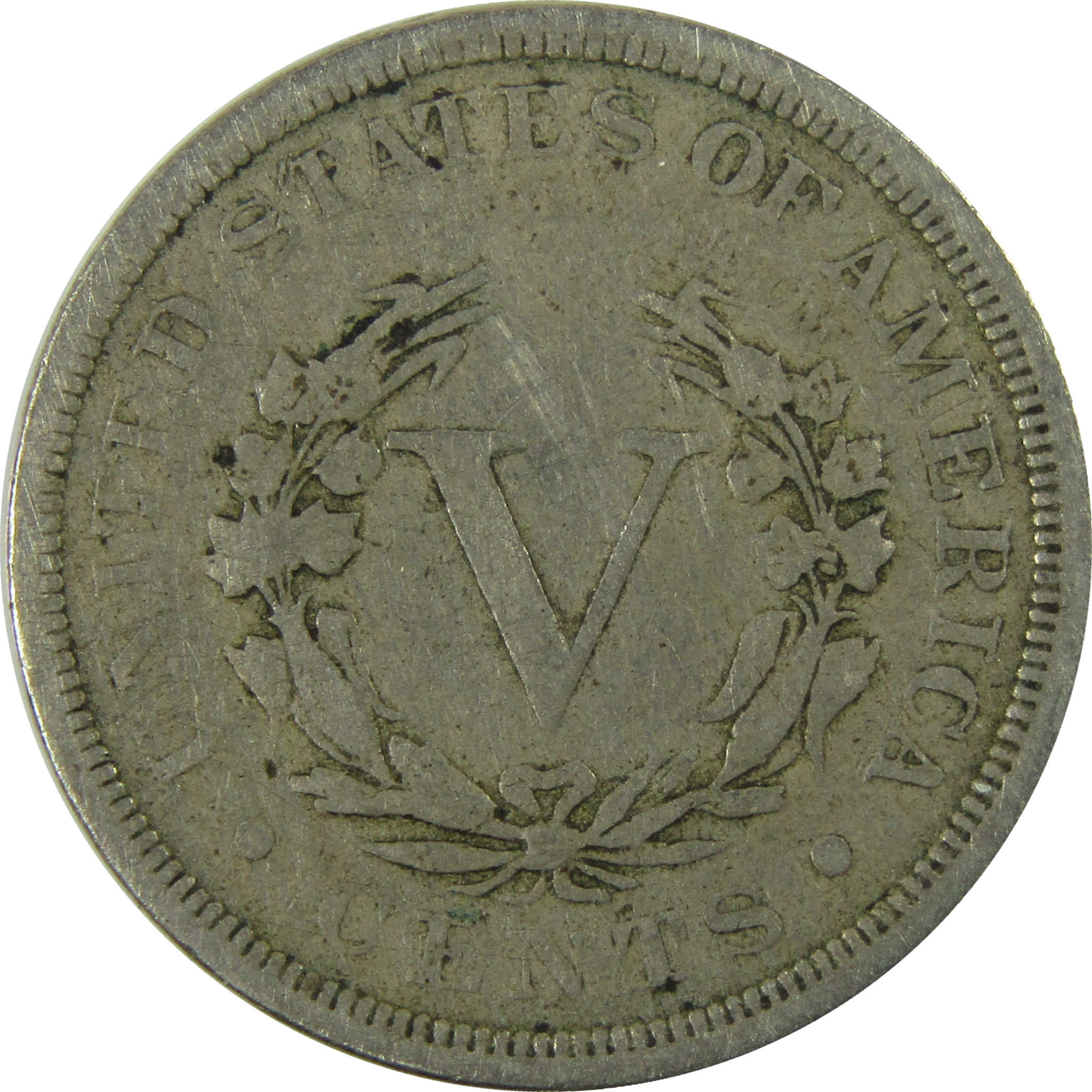 1892 Liberty Head V Nickel VG Very Good 5c Coin Collectible SKU:I27869