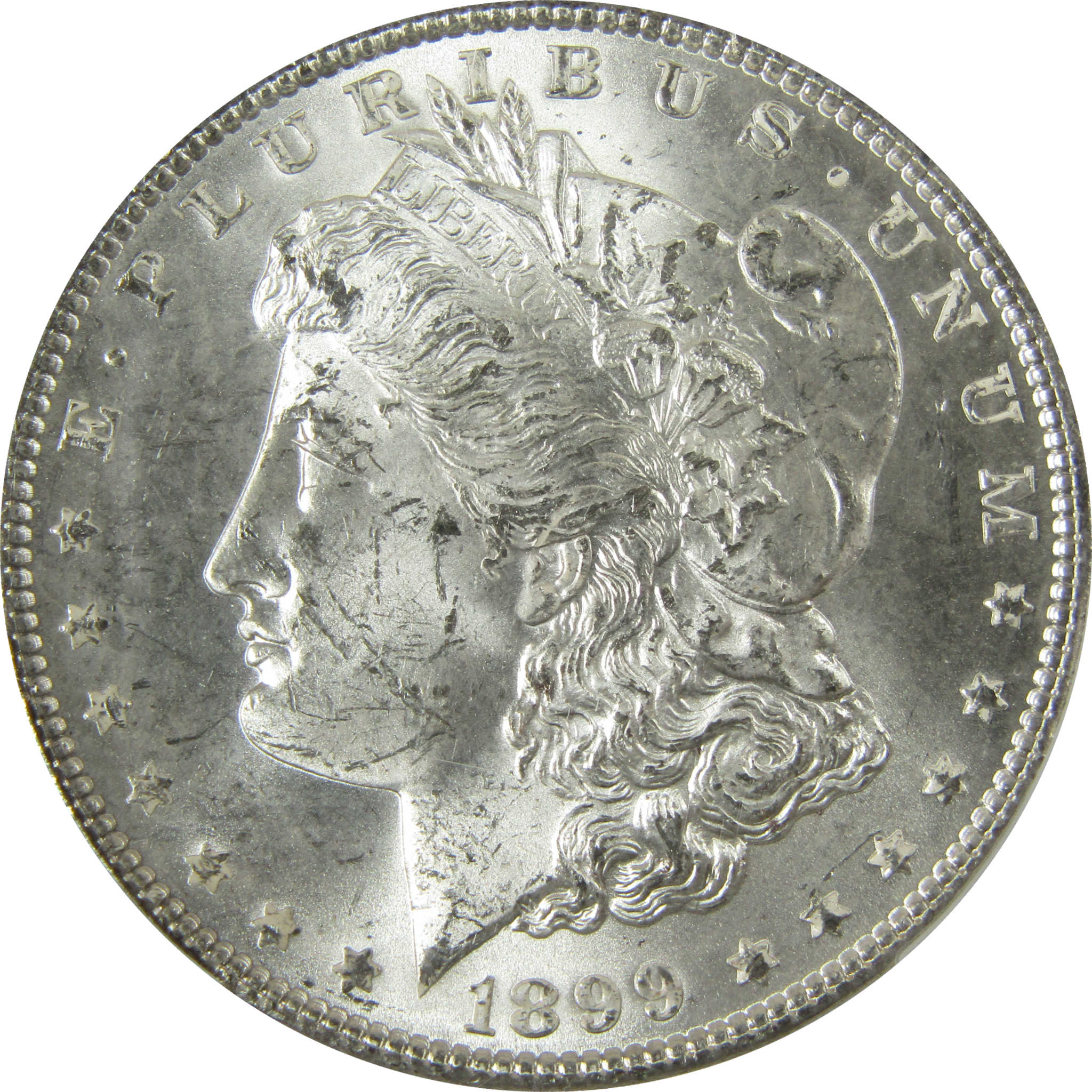 1899 Morgan Silver Dollar MS 63 PCGS Uncirculated $1 Coin SKU:I28360